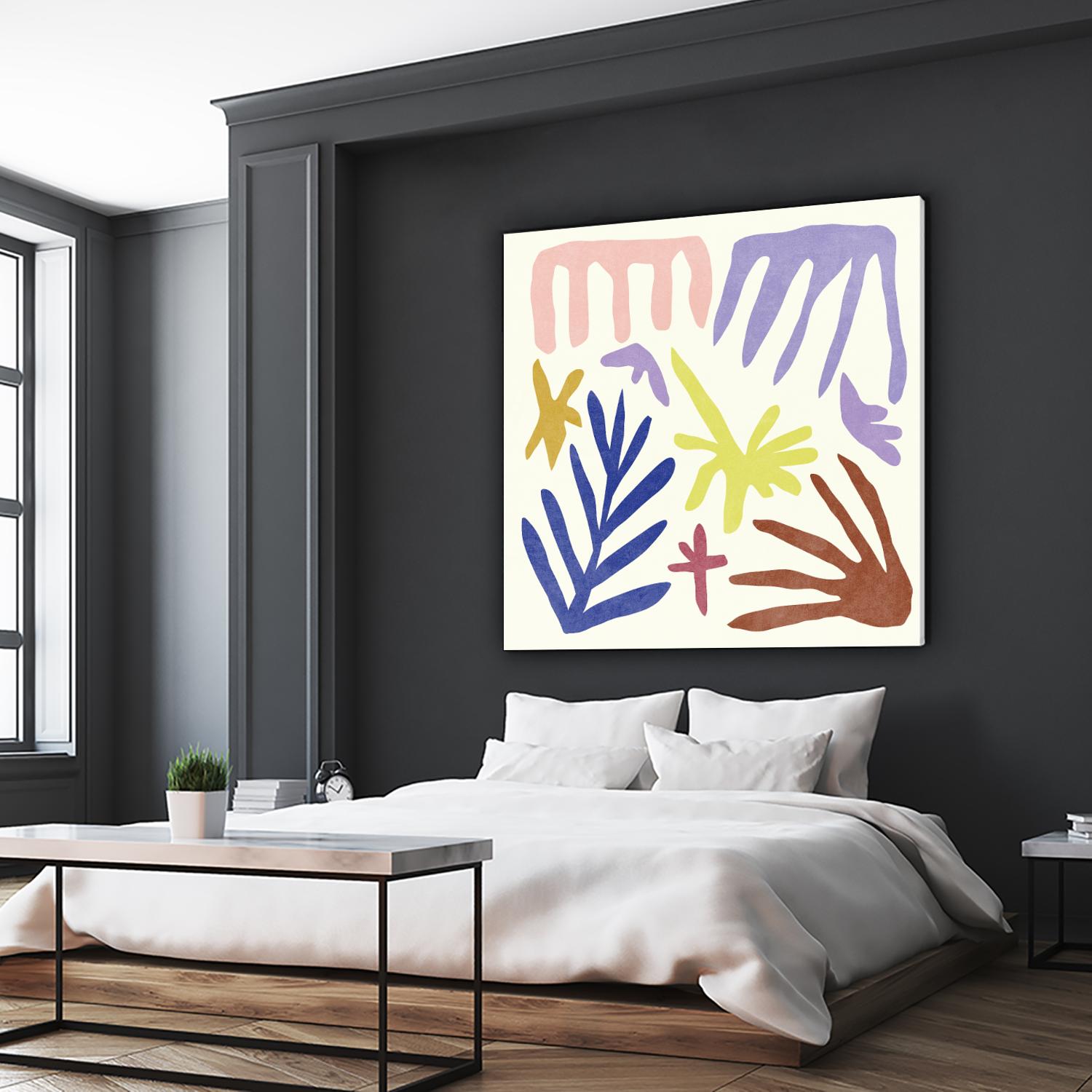 Coral Construction II by Melissa Wang on GIANT ART - pink abstract abstract