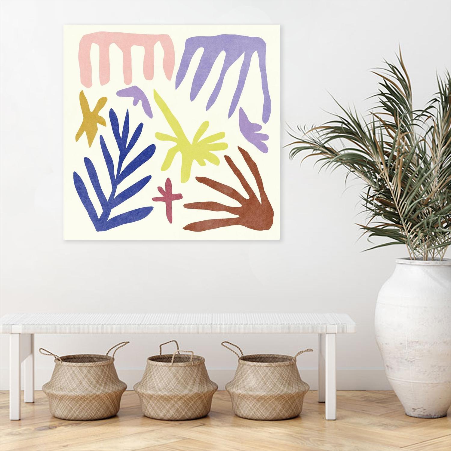 Coral Construction II by Melissa Wang on GIANT ART - pink abstract abstract