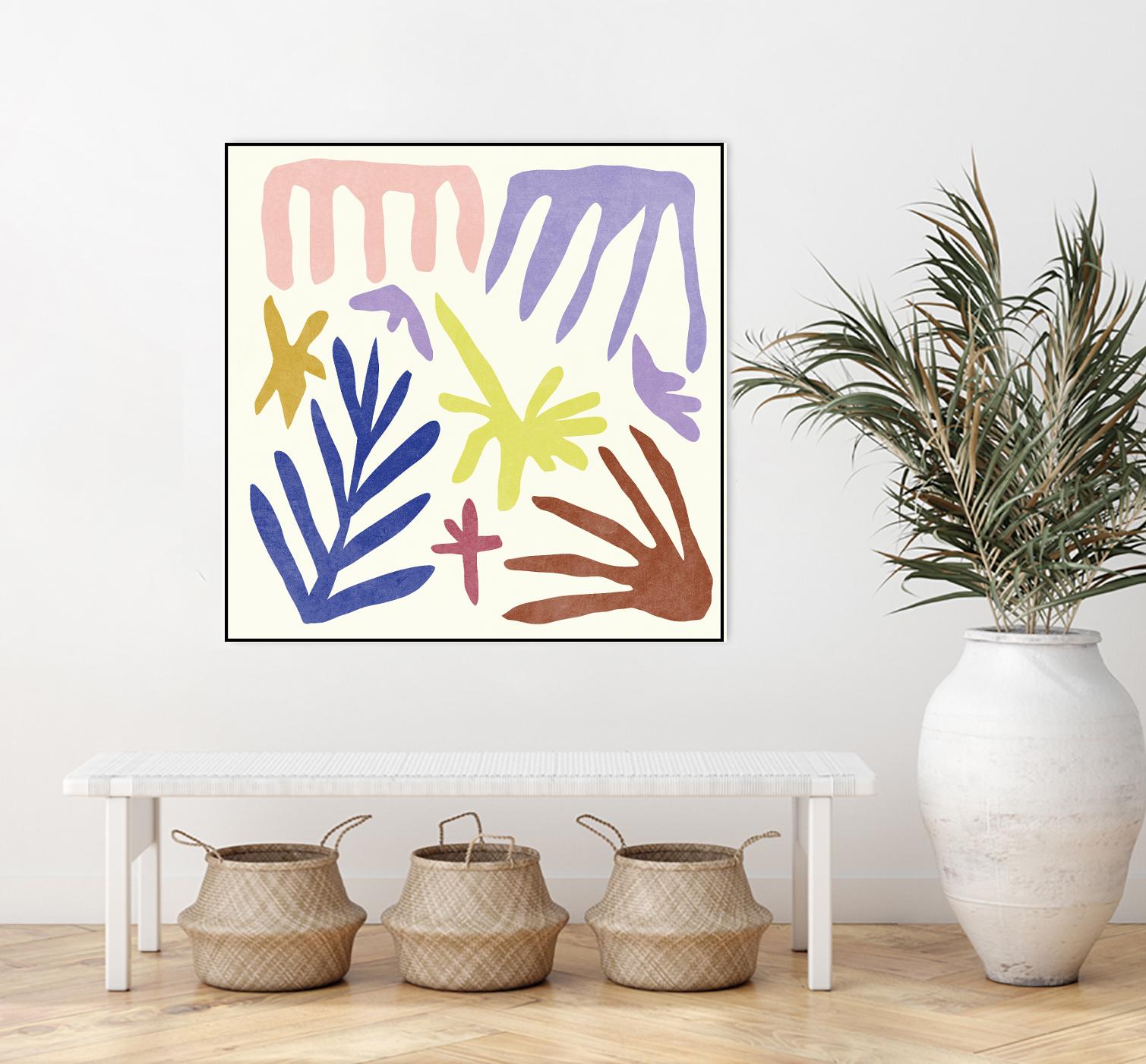 Coral Construction II by Melissa Wang on GIANT ART - pink abstract abstract