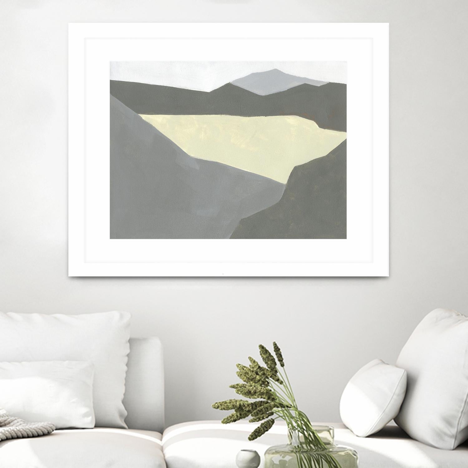 Landscape Composition IV by Jacob Green on GIANT ART - white abstract abstract