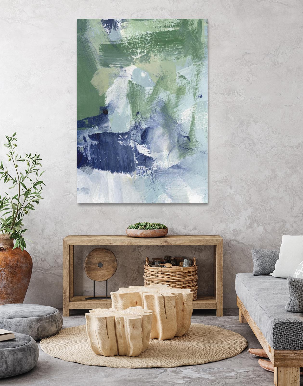 Northern Lights Abstract V by Christina Long on GIANT ART - beige abstract abstract