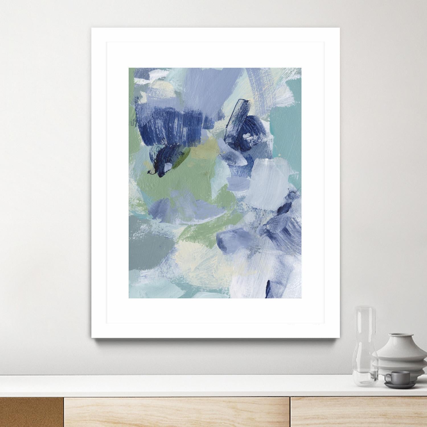 Northern Lights Abstract VI by Christina Long on GIANT ART - green abstract abstract