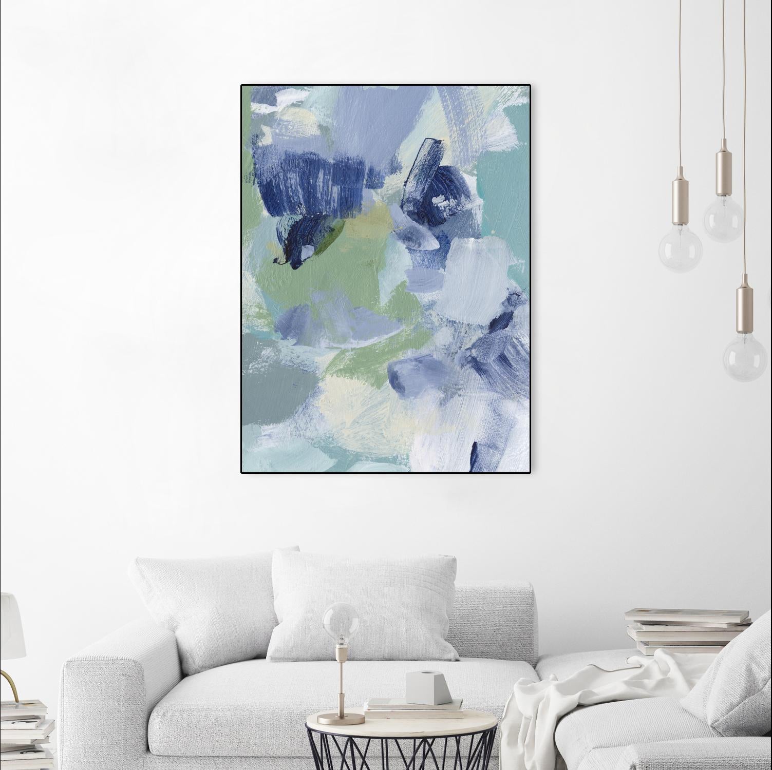 Northern Lights Abstract VI by Christina Long on GIANT ART - green abstract abstract