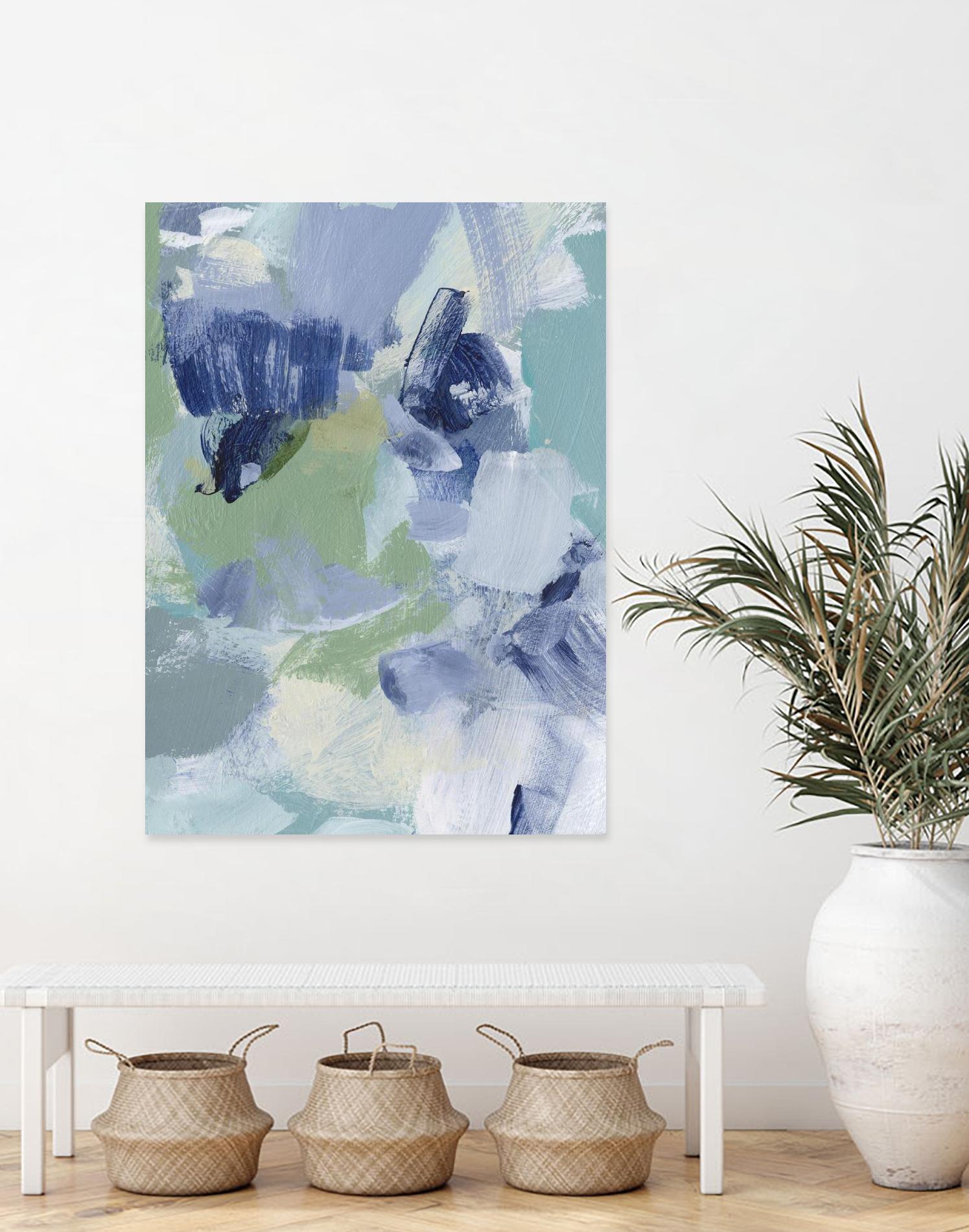 Northern Lights Abstract VI by Christina Long on GIANT ART - green abstract abstract