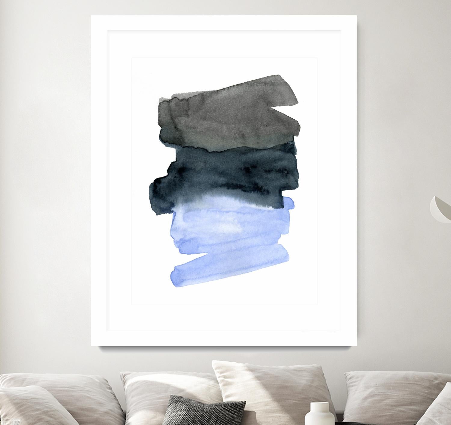Blue Passages I by Emma Caroline on GIANT ART - blue abstract abstract