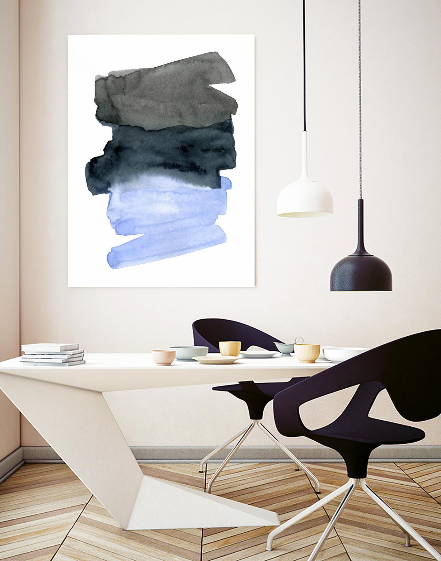 Blue Passages I by Emma Caroline on GIANT ART - blue abstract abstract