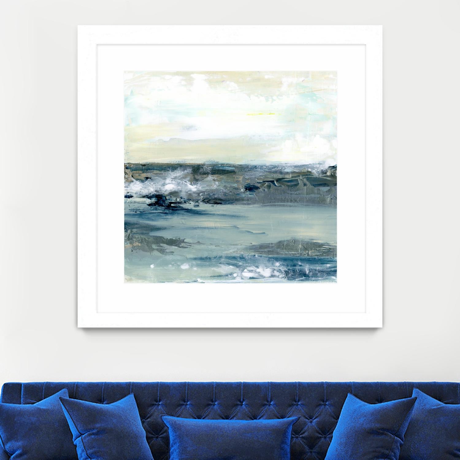 Coastal Blues I by Lila Bramma on GIANT ART - white landscapes & seascapes abstract