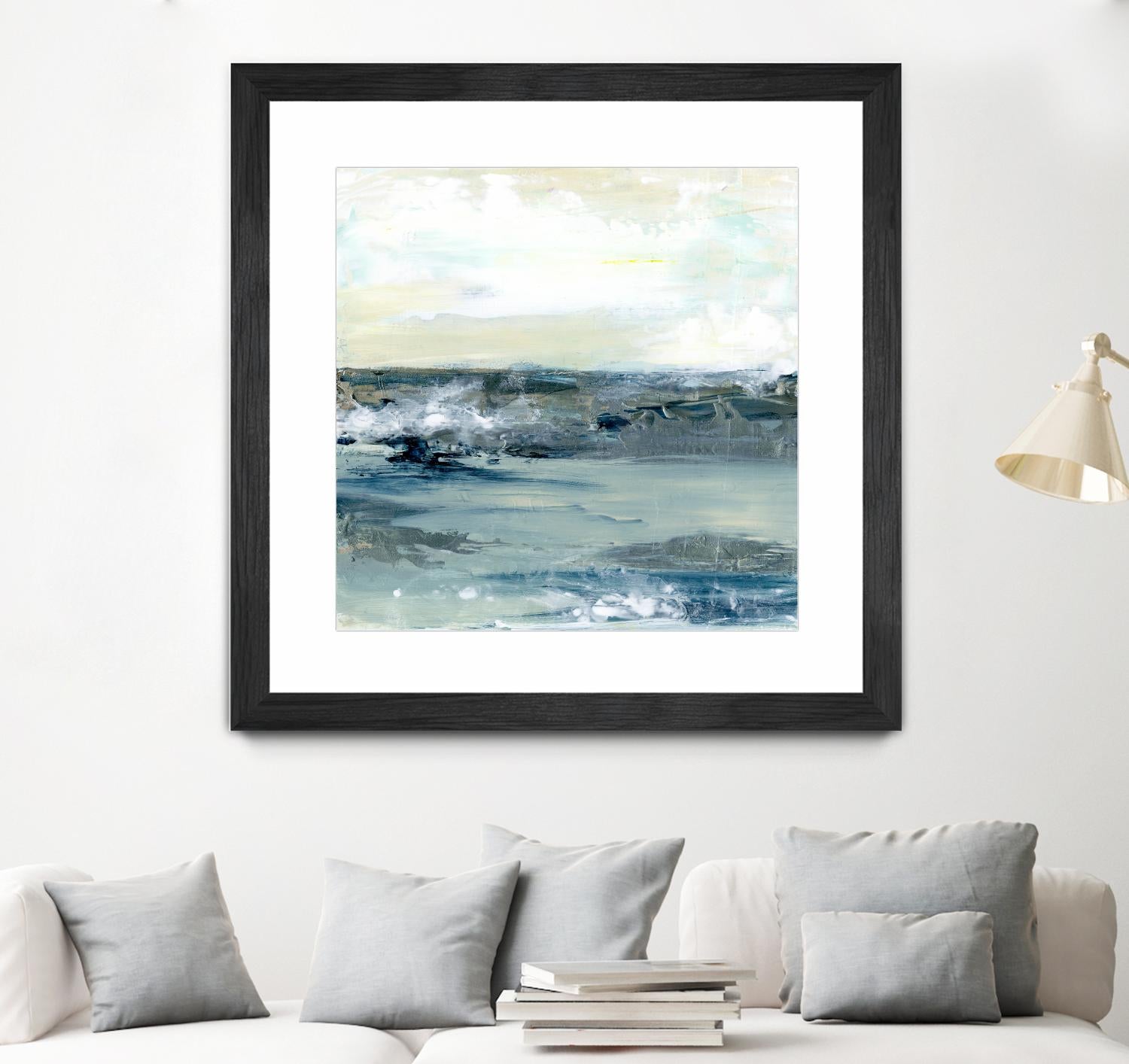 Coastal Blues I by Lila Bramma on GIANT ART - white landscapes & seascapes abstract