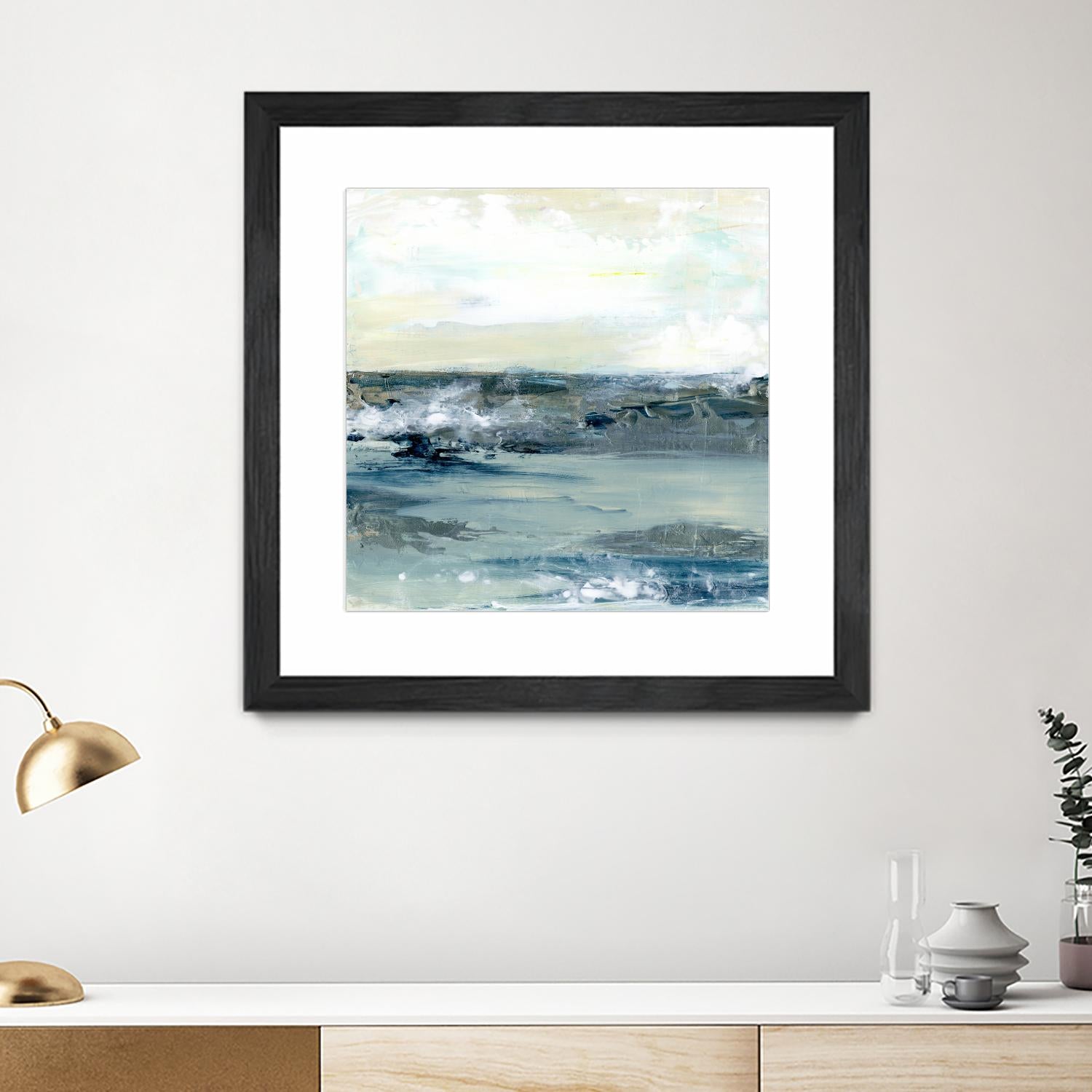 Coastal Blues I by Lila Bramma on GIANT ART - white landscapes & seascapes abstract
