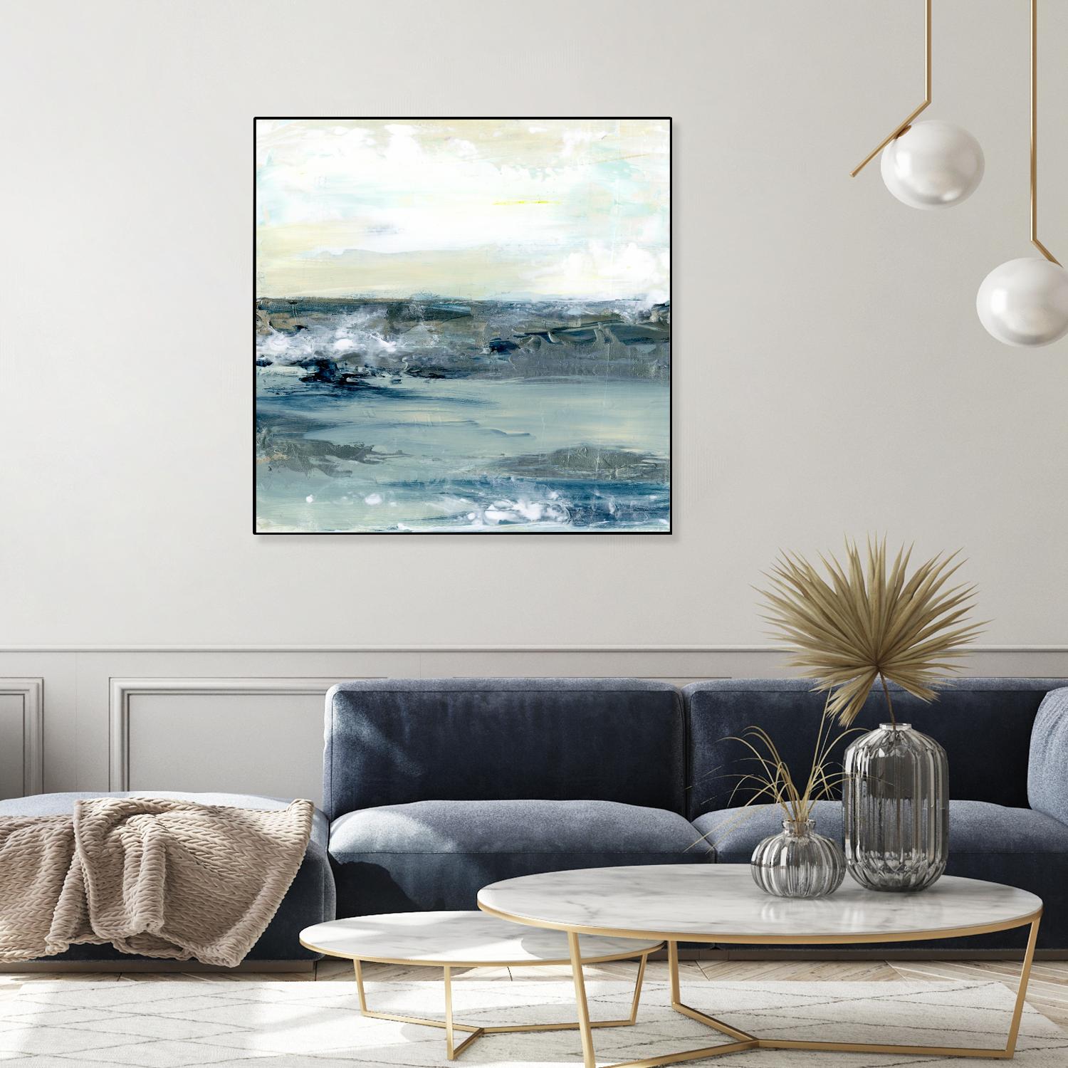Coastal Blues I by Lila Bramma on GIANT ART - white landscapes & seascapes abstract