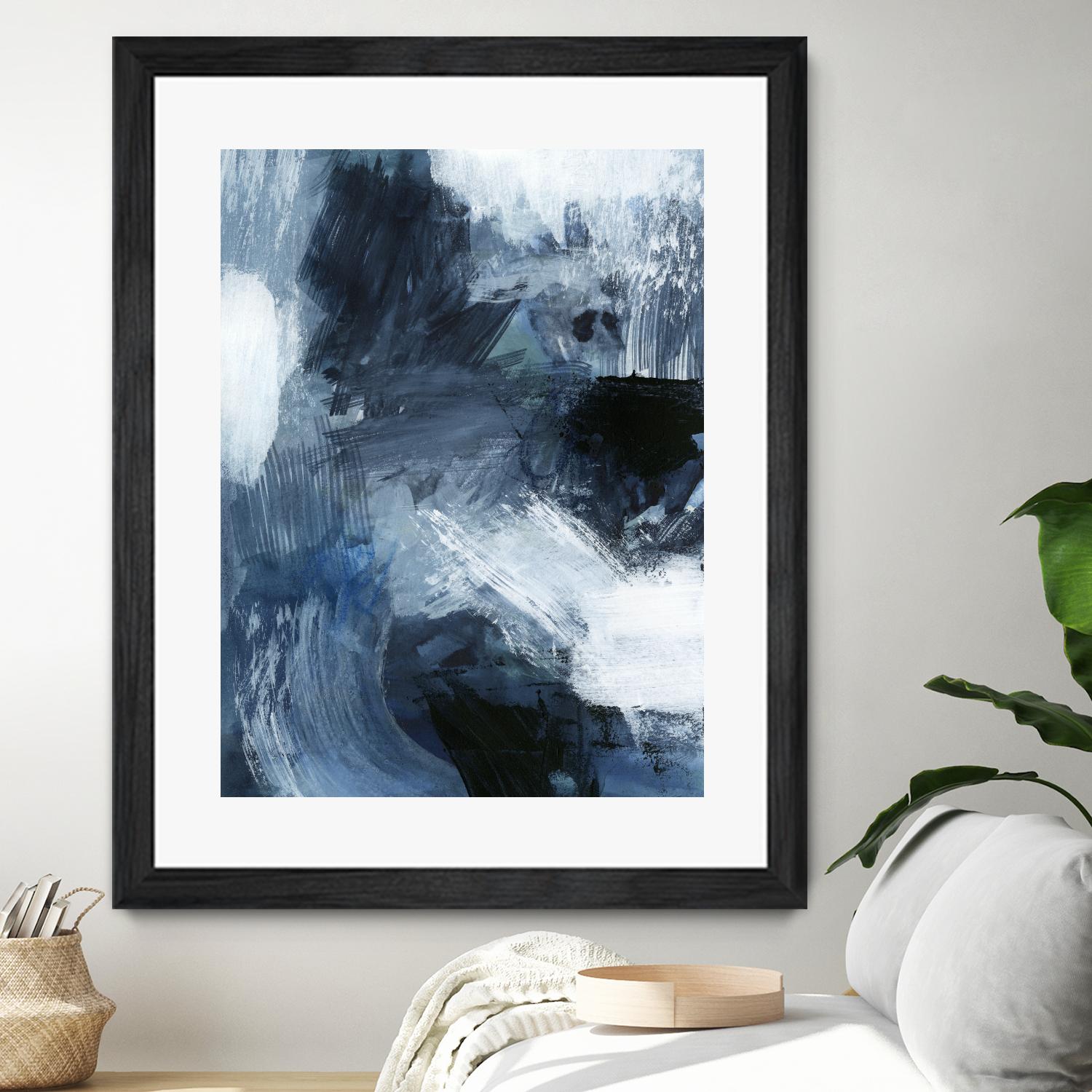 Composition in Blue III by Victoria Barnes on GIANT ART - blue abstract abstract