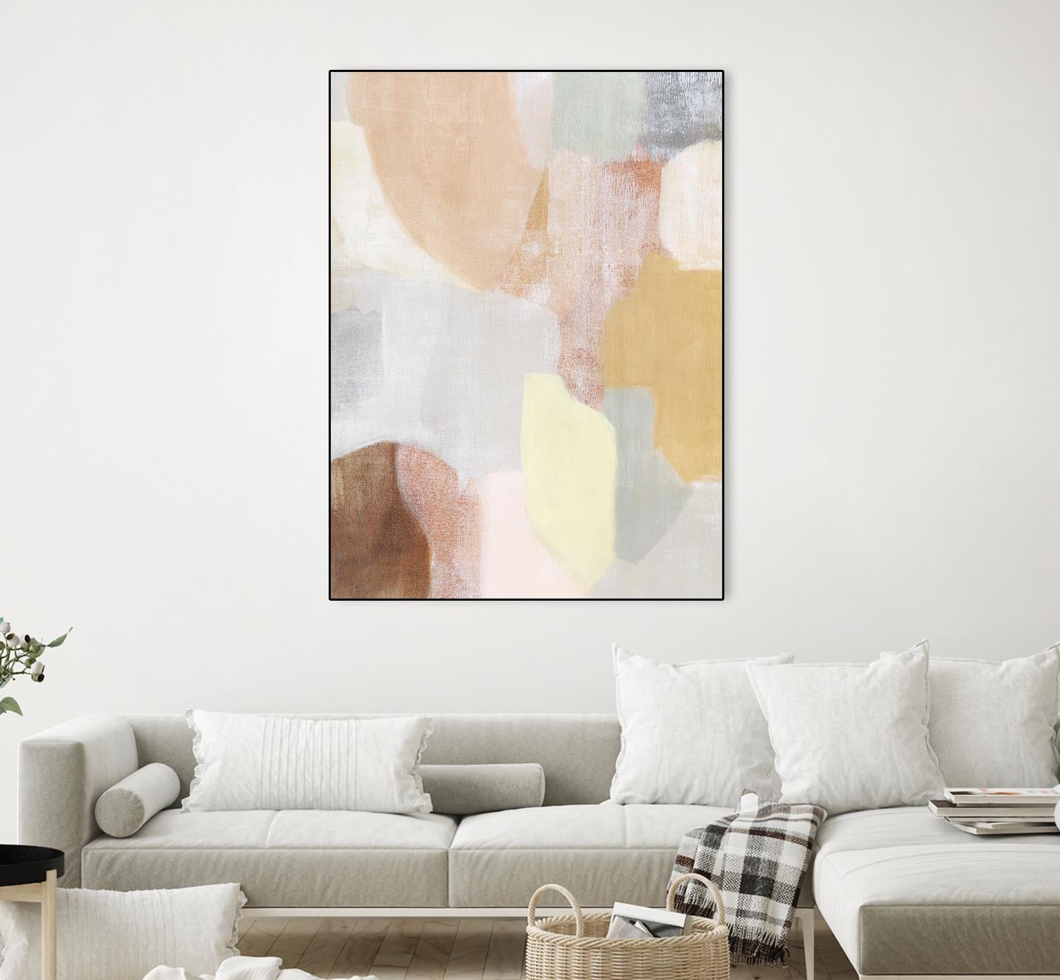Faint Awareness II by Grace Popp on GIANT ART - beige abstract abstract