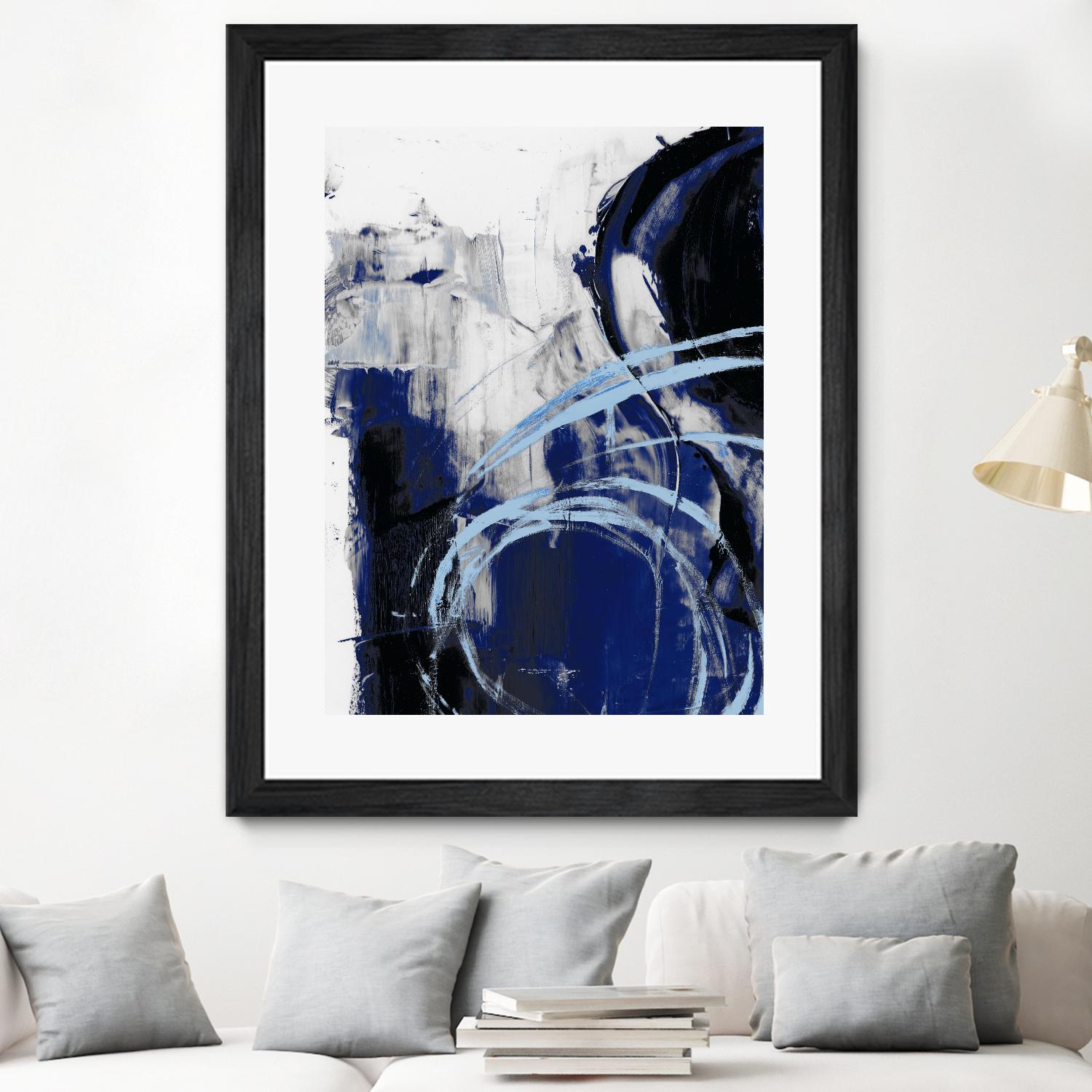 Indigo Interlude I by Ethan Harper on GIANT ART - blue abstract abstract