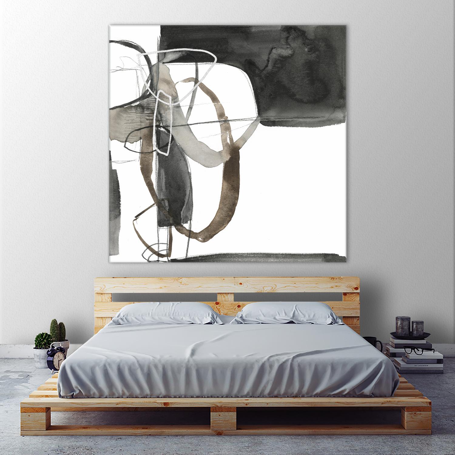 Interlocked II by Jennifer Goldberger on GIANT ART - white abstract abstract