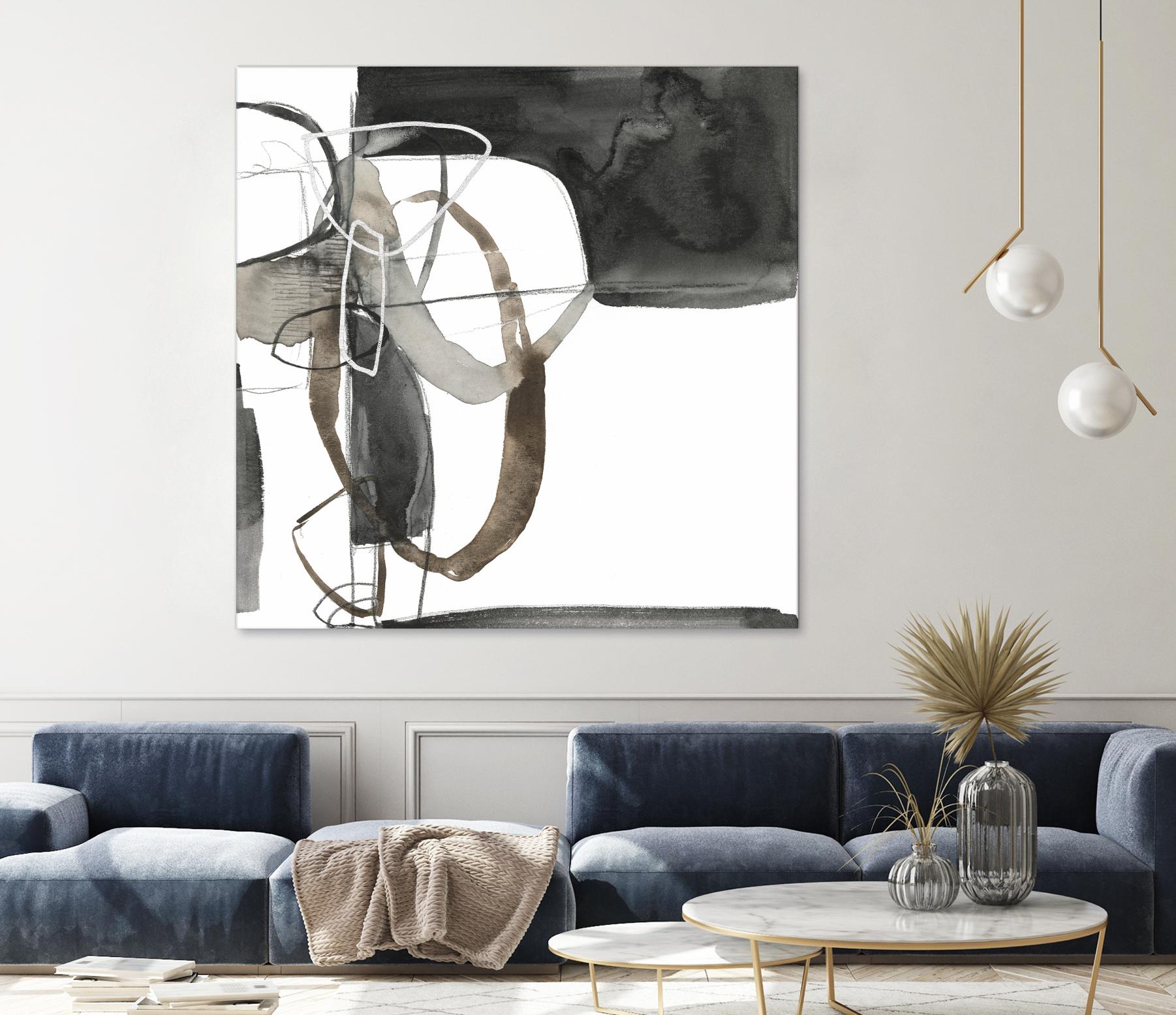Interlocked II by Jennifer Goldberger on GIANT ART - white abstract abstract