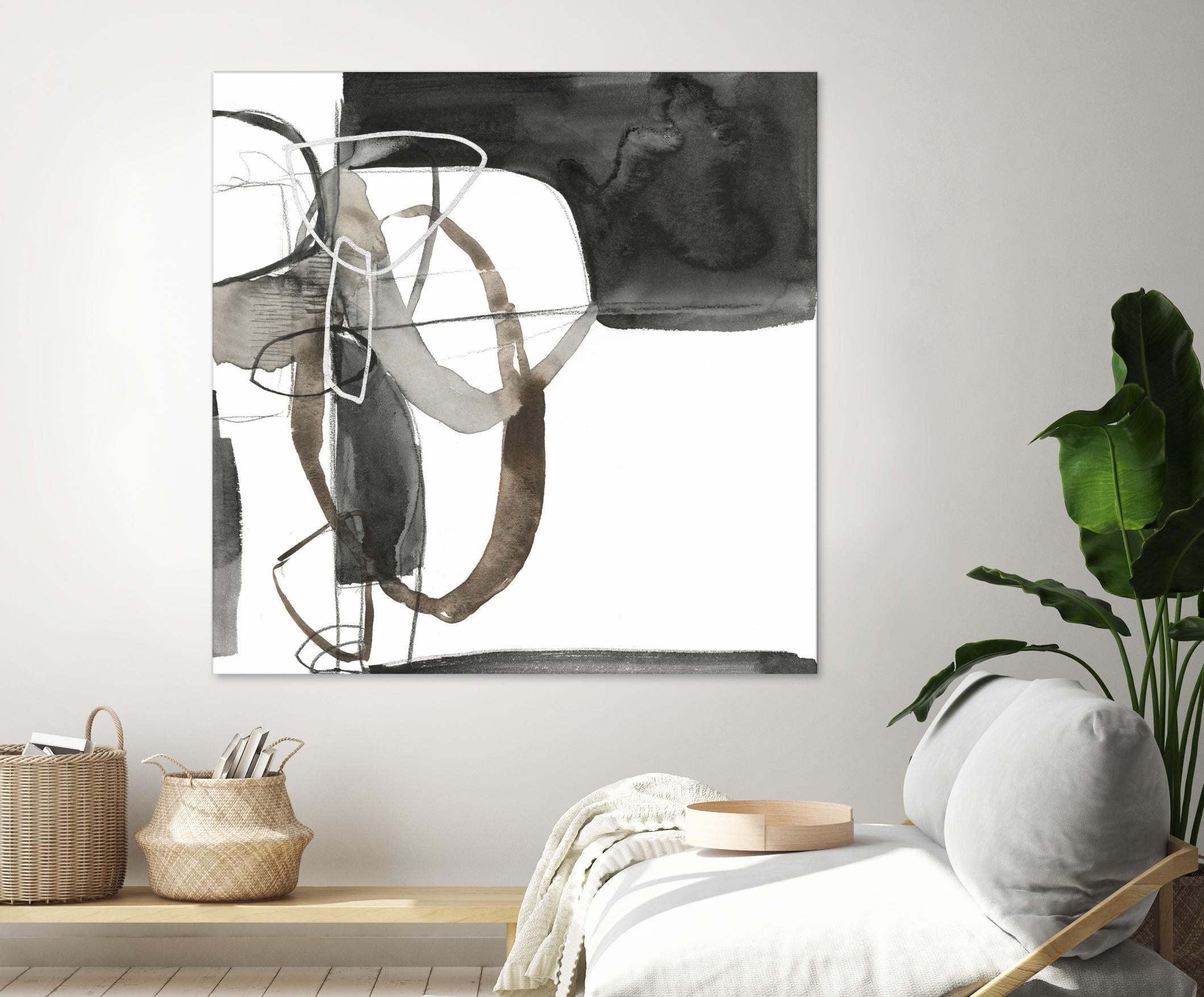 Interlocked II by Jennifer Goldberger on GIANT ART - white abstract abstract