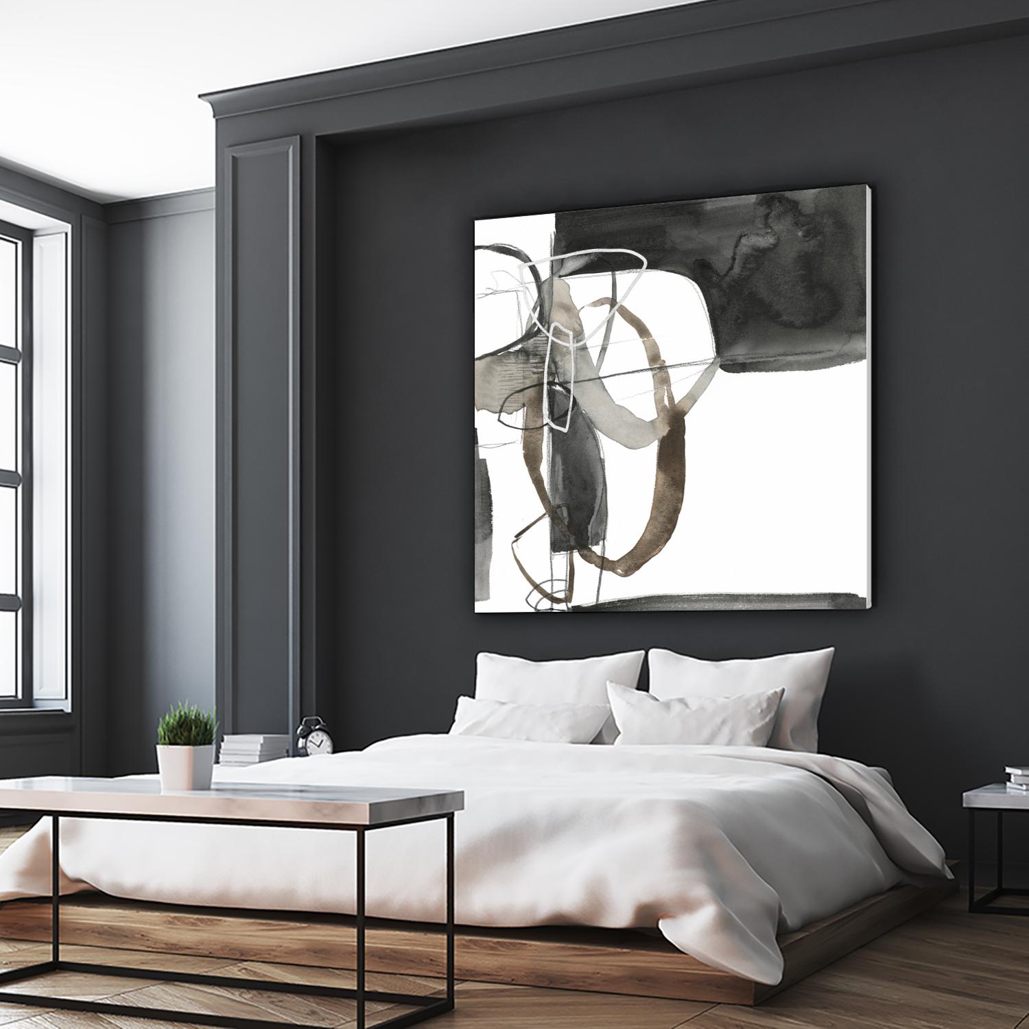 Interlocked II by Jennifer Goldberger on GIANT ART - white abstract abstract