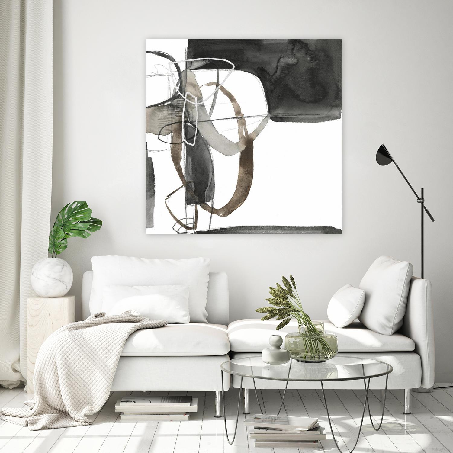 Interlocked II by Jennifer Goldberger on GIANT ART - white abstract abstract
