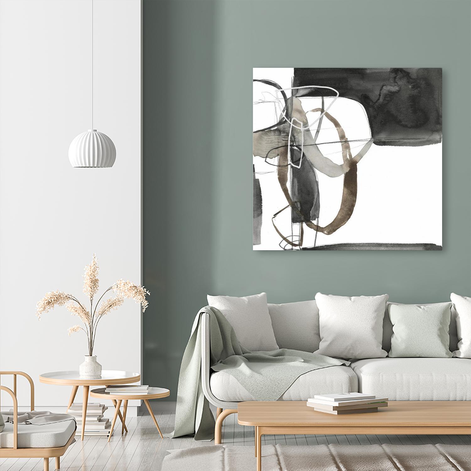 Interlocked II by Jennifer Goldberger on GIANT ART - white abstract abstract