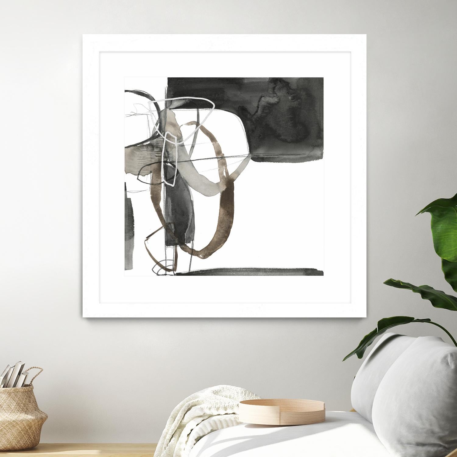 Interlocked II by Jennifer Goldberger on GIANT ART - white abstract abstract