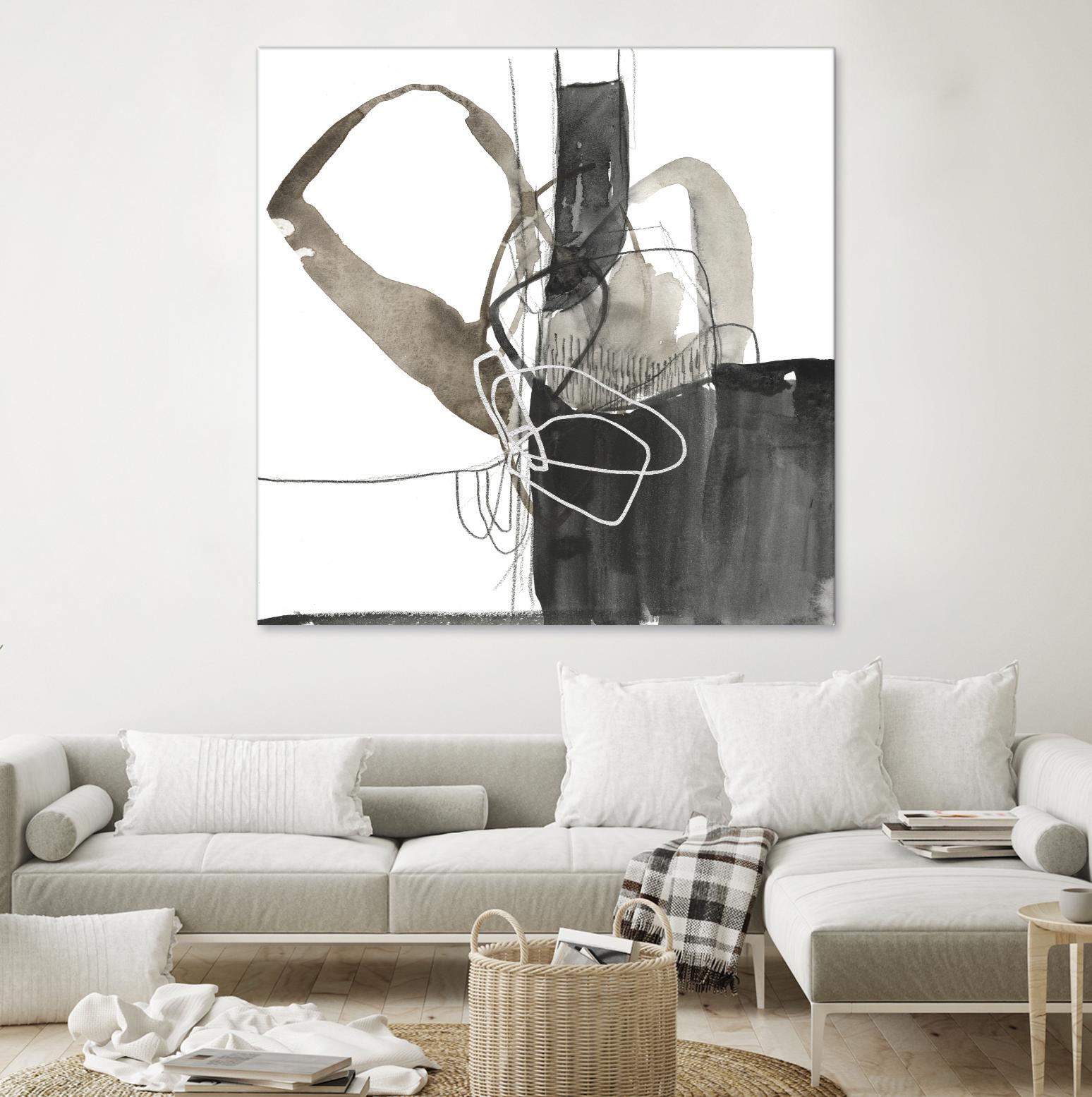 Interlocked III by Jennifer Goldberger on GIANT ART - white abstract abstract