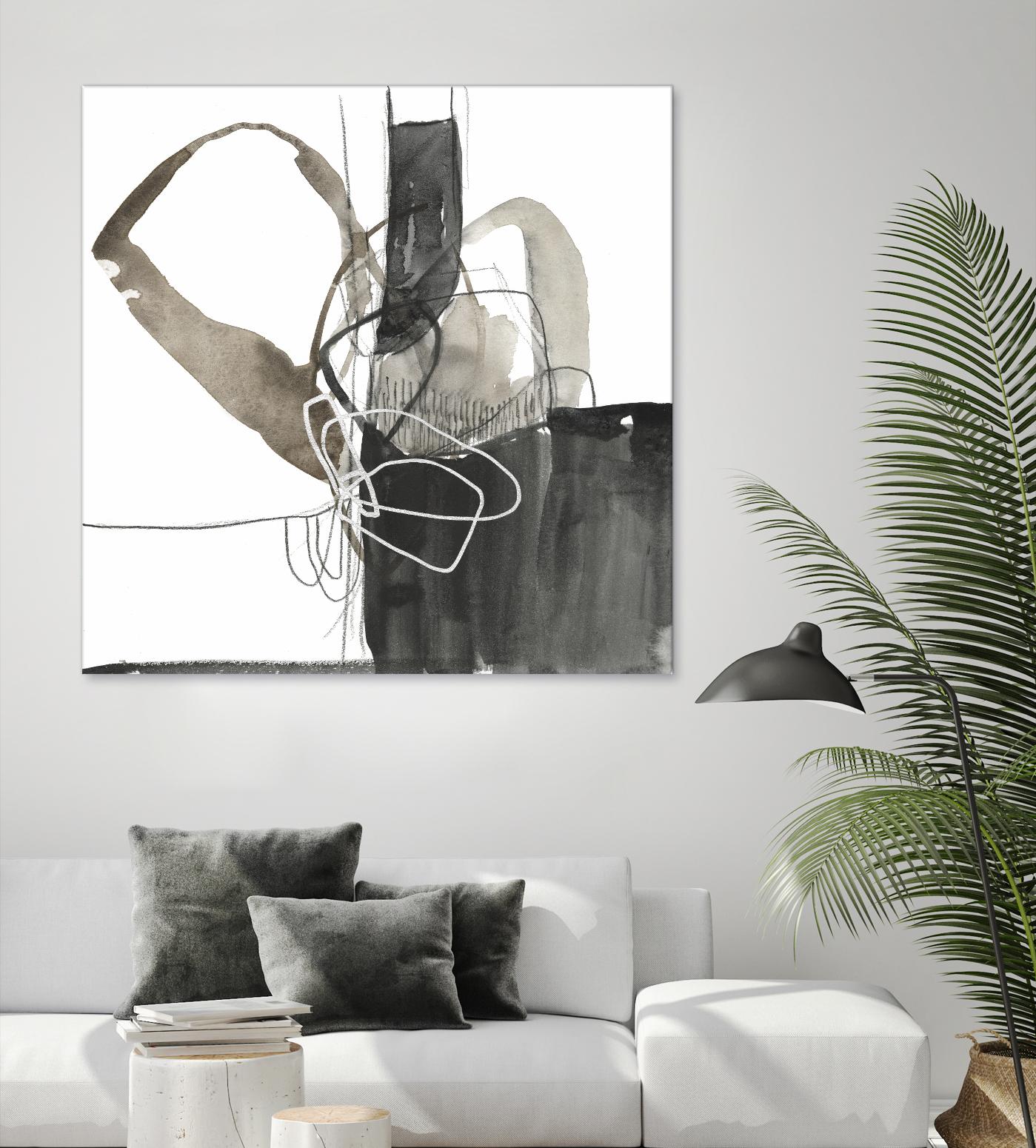 Interlocked III by Jennifer Goldberger on GIANT ART - white abstract abstract