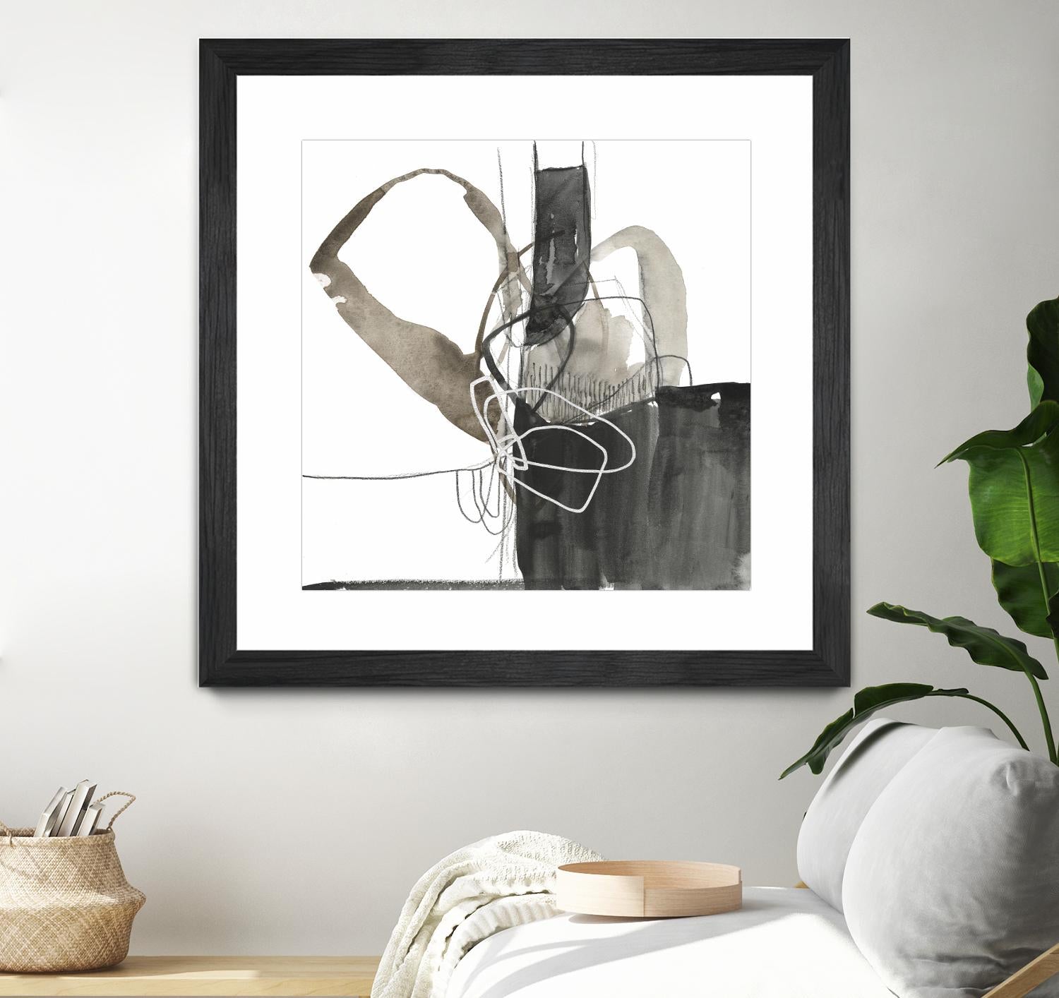 Interlocked III by Jennifer Goldberger on GIANT ART - white abstract abstract