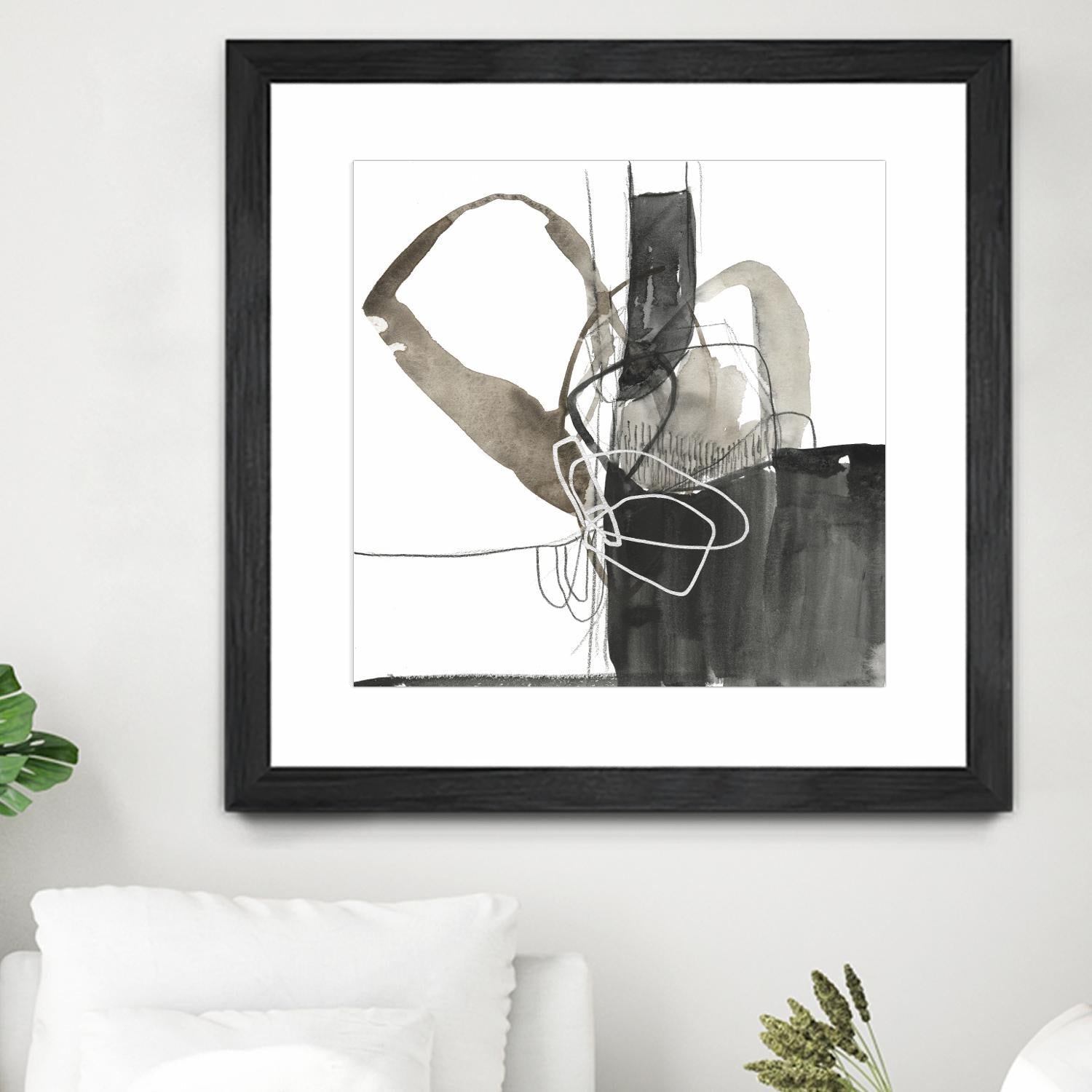 Interlocked III by Jennifer Goldberger on GIANT ART - white abstract abstract