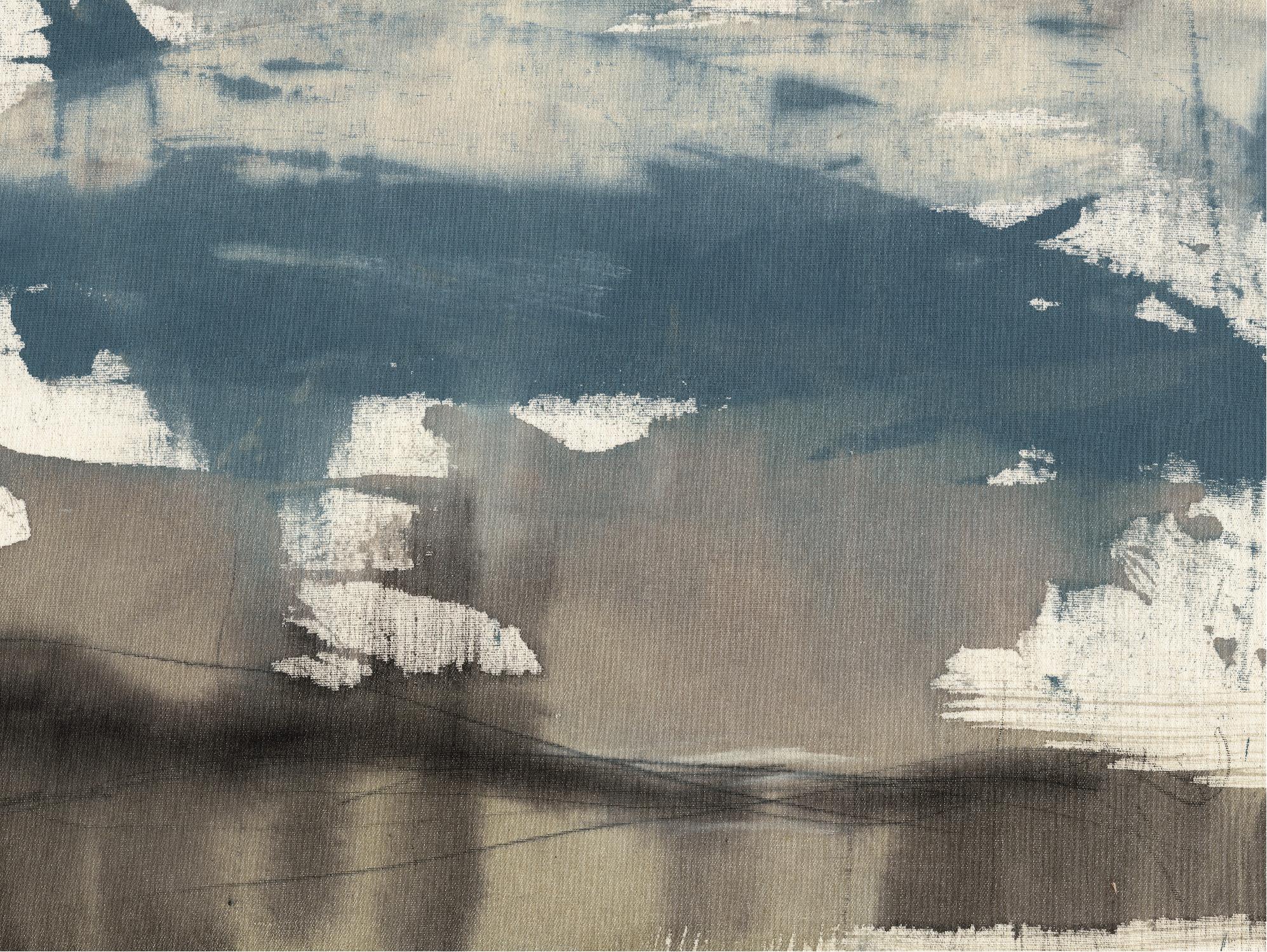 Kinetic Coastline I by Jennifer Goldberger on GIANT ART - blue abstract abstract