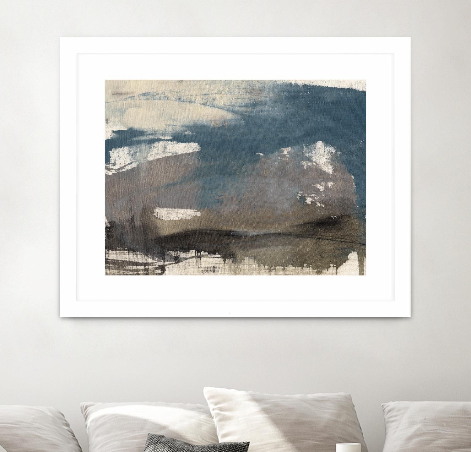 Kinetic Coastline II by Jennifer Goldberger on GIANT ART - beige abstract abstract