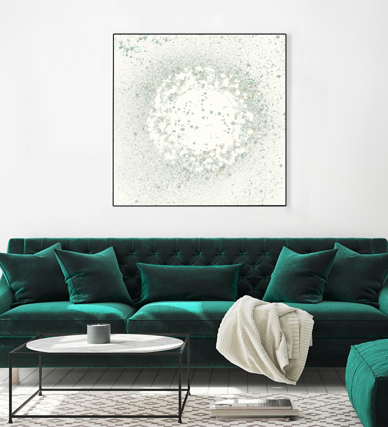 Mica Aperture II by Vanna Lam on GIANT ART - green abstract abstract