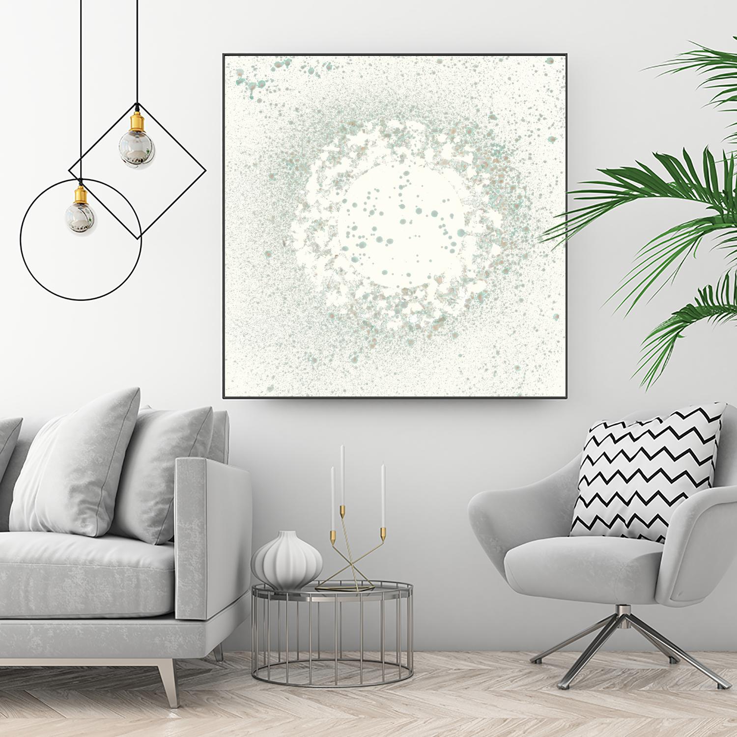 Mica Aperture II by Vanna Lam on GIANT ART - green abstract abstract