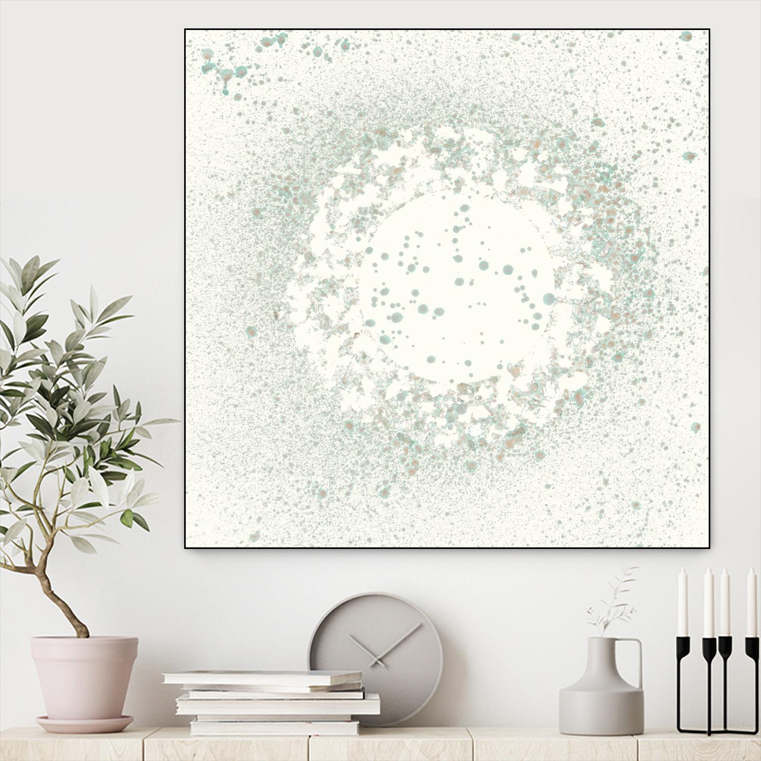 Mica Aperture II by Vanna Lam on GIANT ART - green abstract abstract