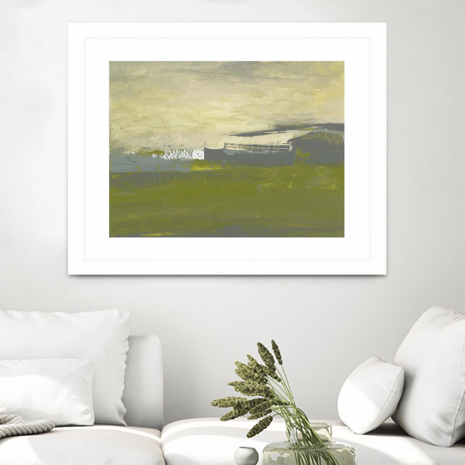 Milieu I by Sharon Gordon on GIANT ART - beige abstract abstract