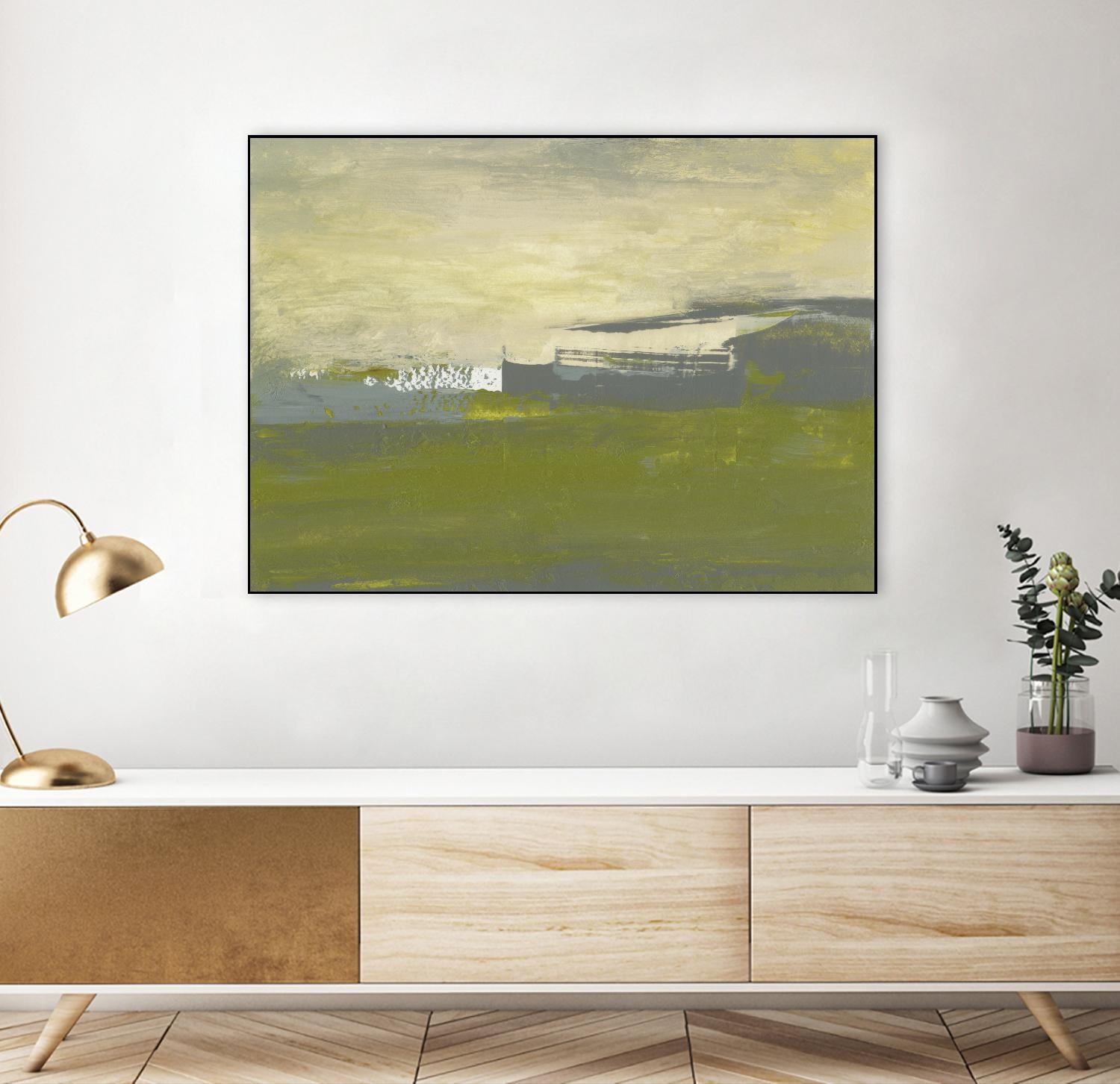 Milieu I by Sharon Gordon on GIANT ART - beige abstract abstract