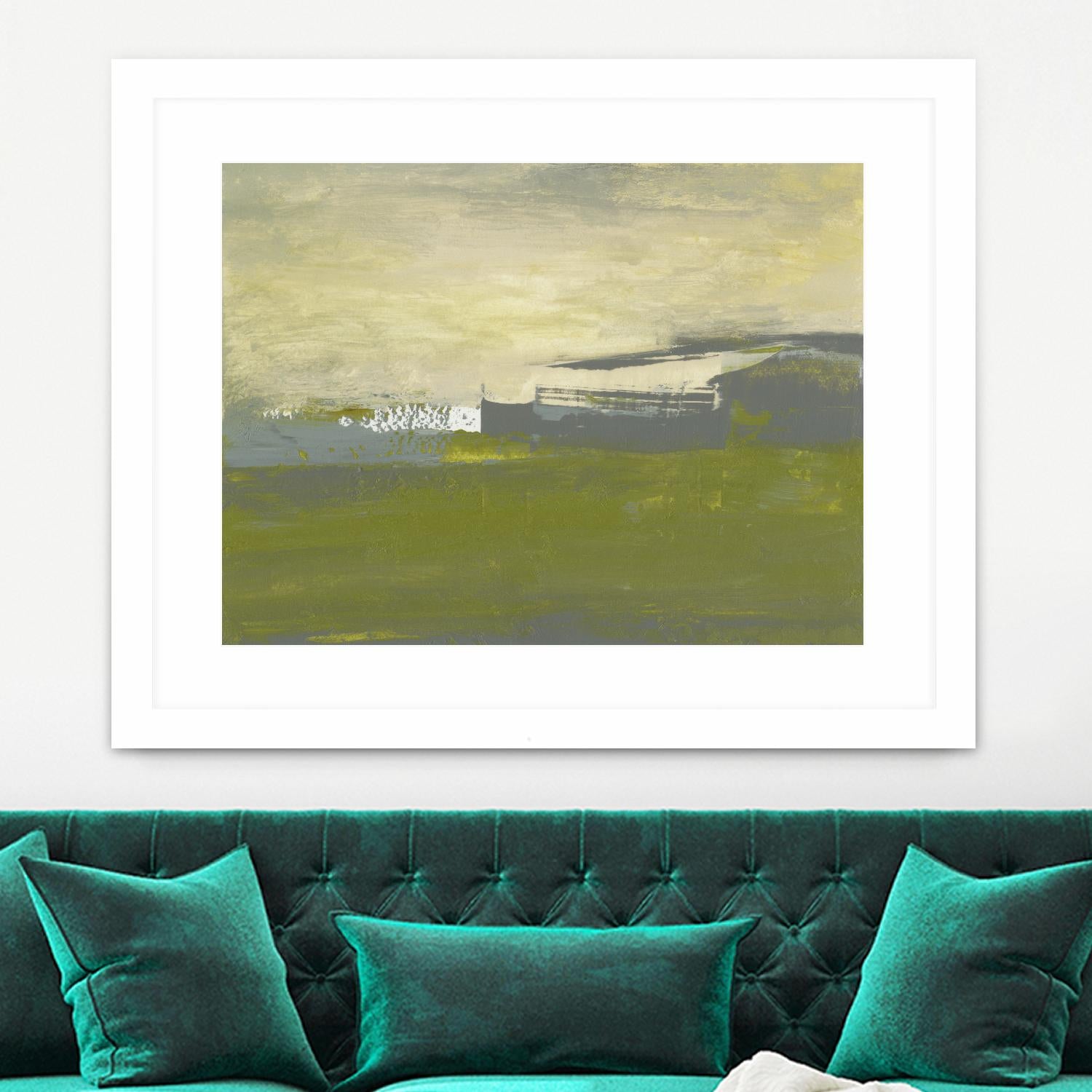 Milieu I by Sharon Gordon on GIANT ART - beige abstract abstract