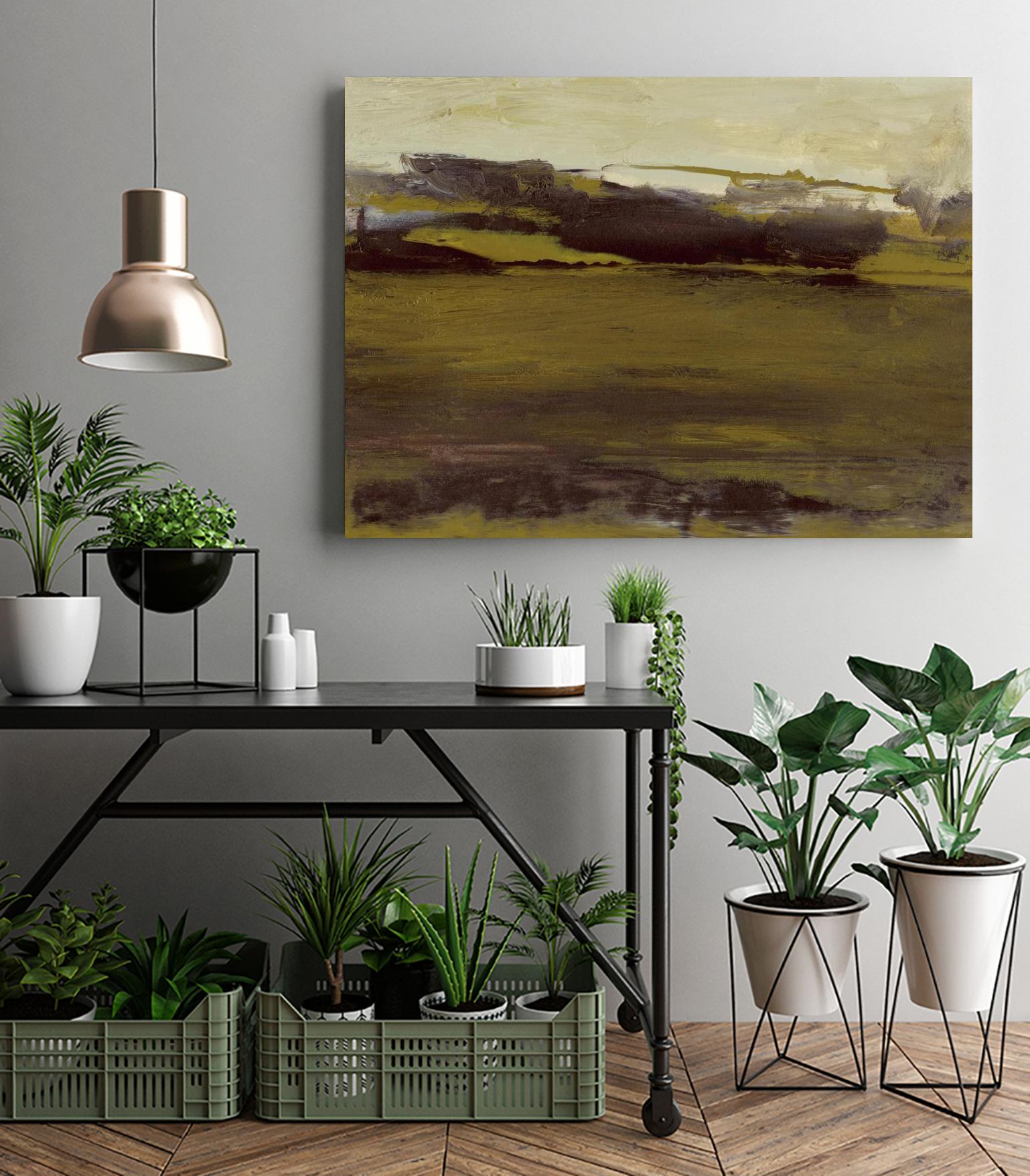 Milieu III by Sharon Gordon on GIANT ART - green abstract abstract