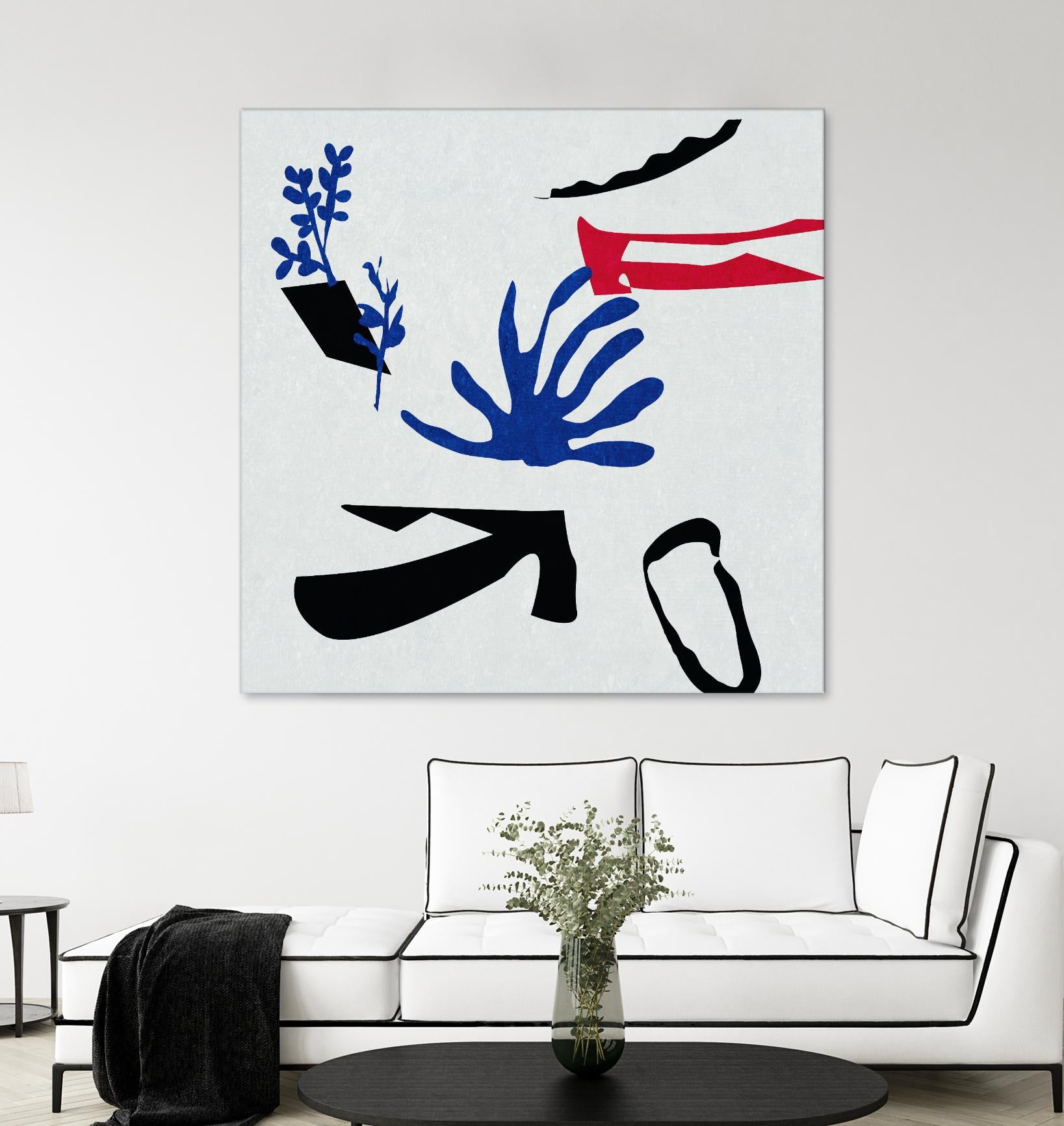 Poker I by Melissa Wang on GIANT ART - red abstract abstract