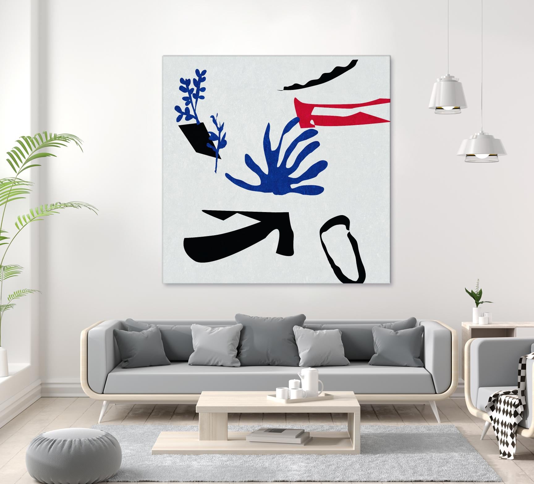 Poker I by Melissa Wang on GIANT ART - red abstract abstract