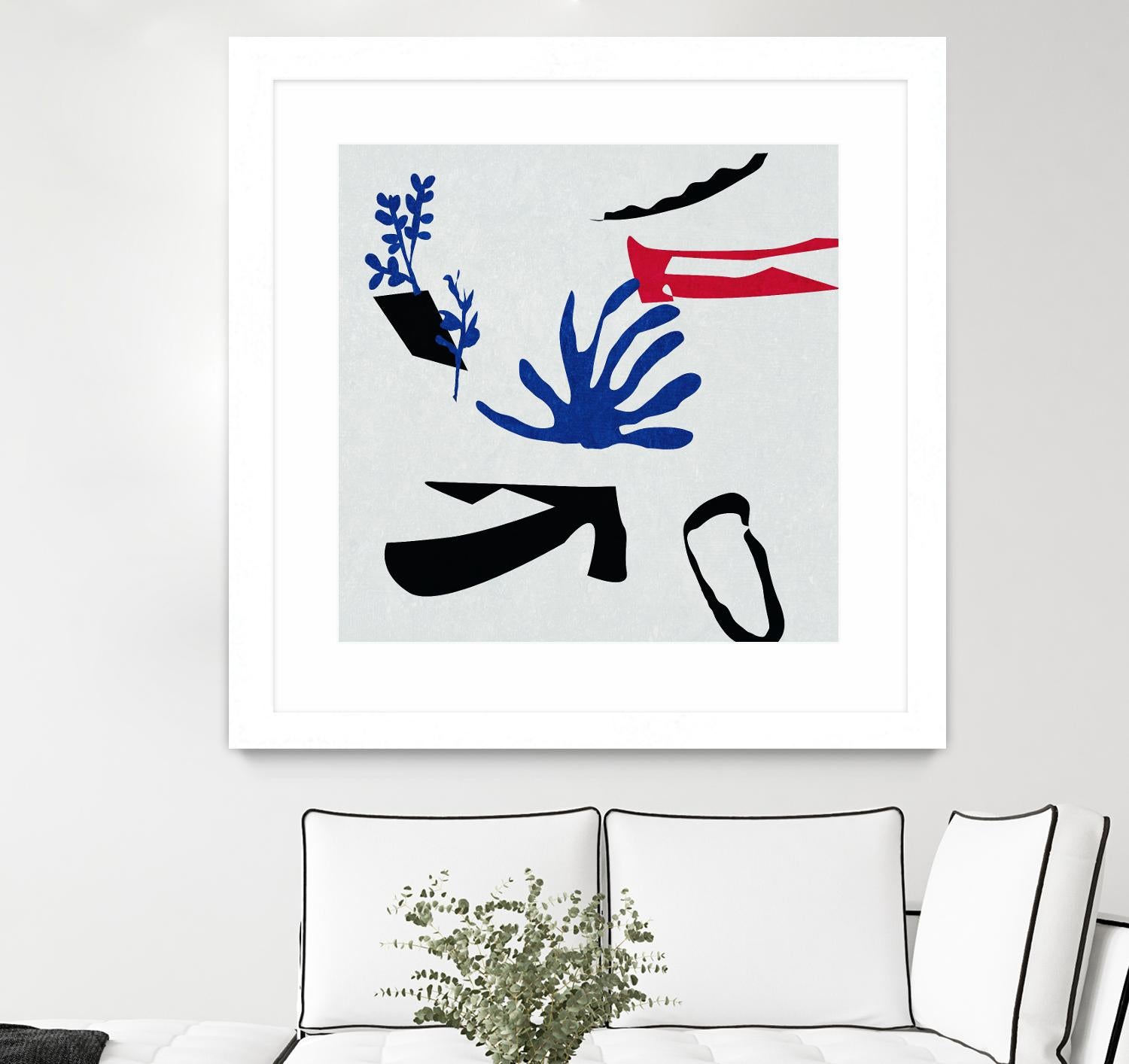 Poker I by Melissa Wang on GIANT ART - red abstract abstract