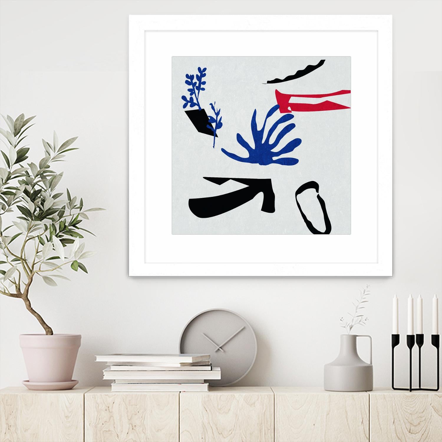 Poker I by Melissa Wang on GIANT ART - red abstract abstract