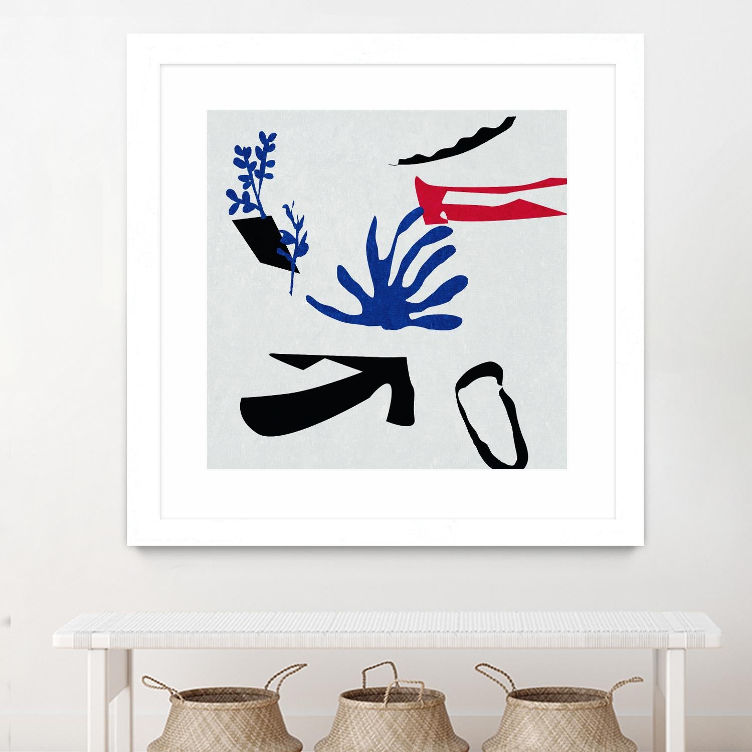 Poker I by Melissa Wang on GIANT ART - red abstract abstract