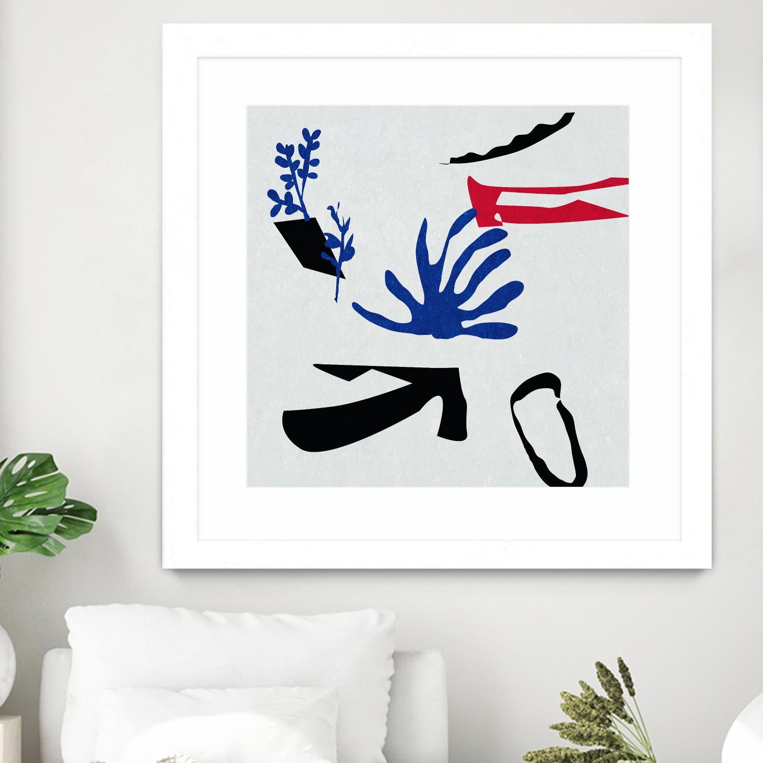 Poker I by Melissa Wang on GIANT ART - red abstract abstract