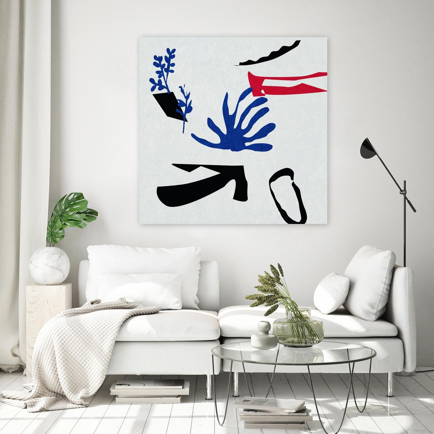 Poker I by Melissa Wang on GIANT ART - red abstract abstract