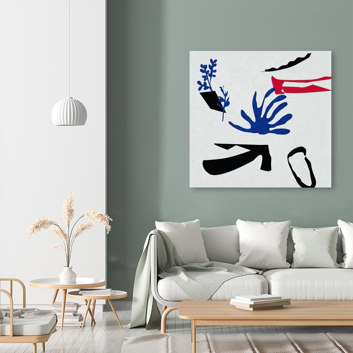 Poker I by Melissa Wang on GIANT ART - red abstract abstract