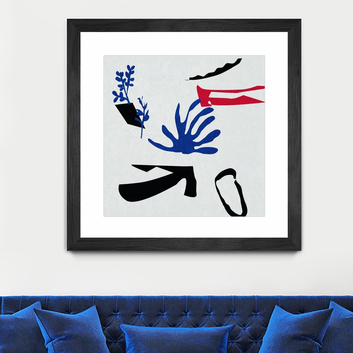 Poker I by Melissa Wang on GIANT ART - red abstract abstract