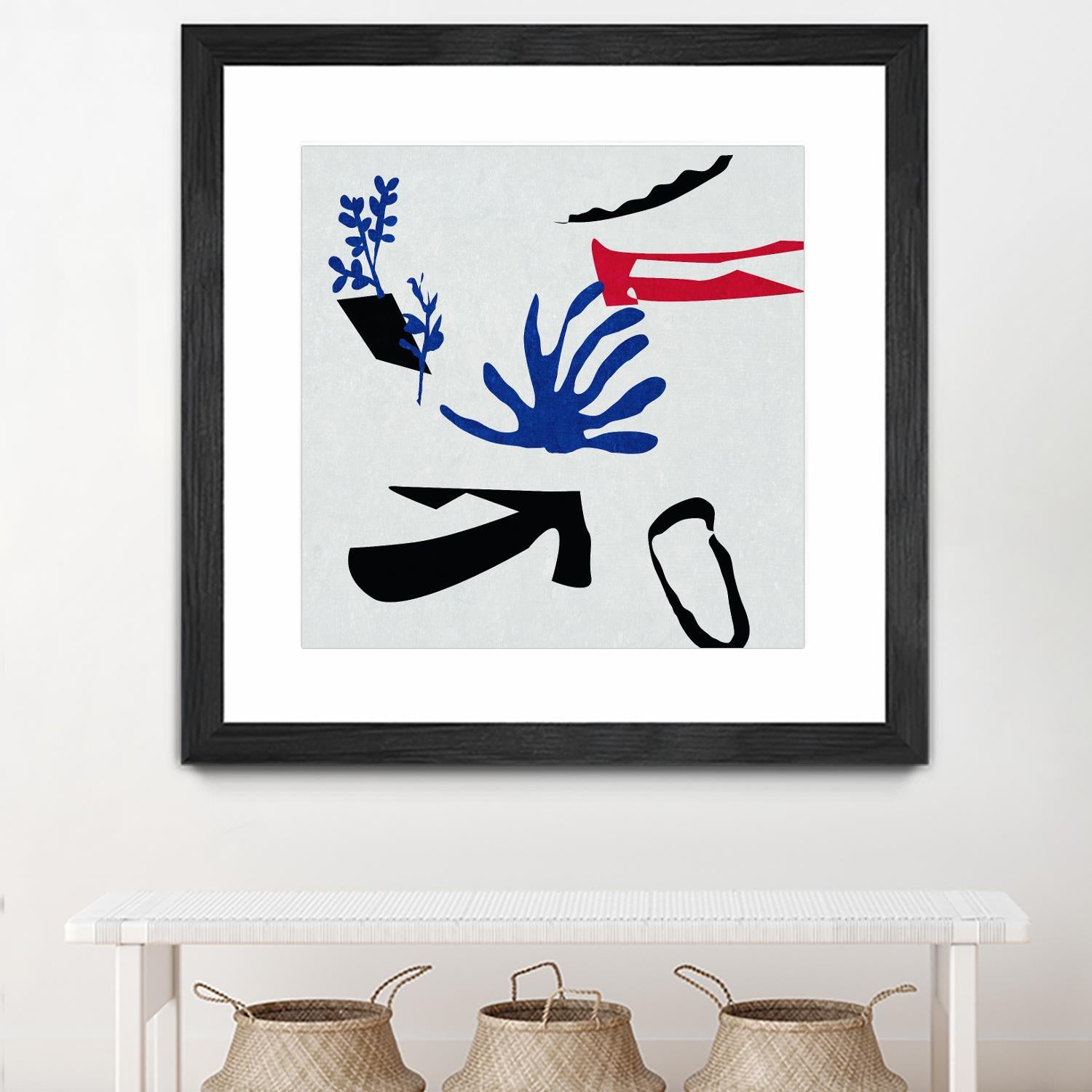 Poker I by Melissa Wang on GIANT ART - red abstract abstract