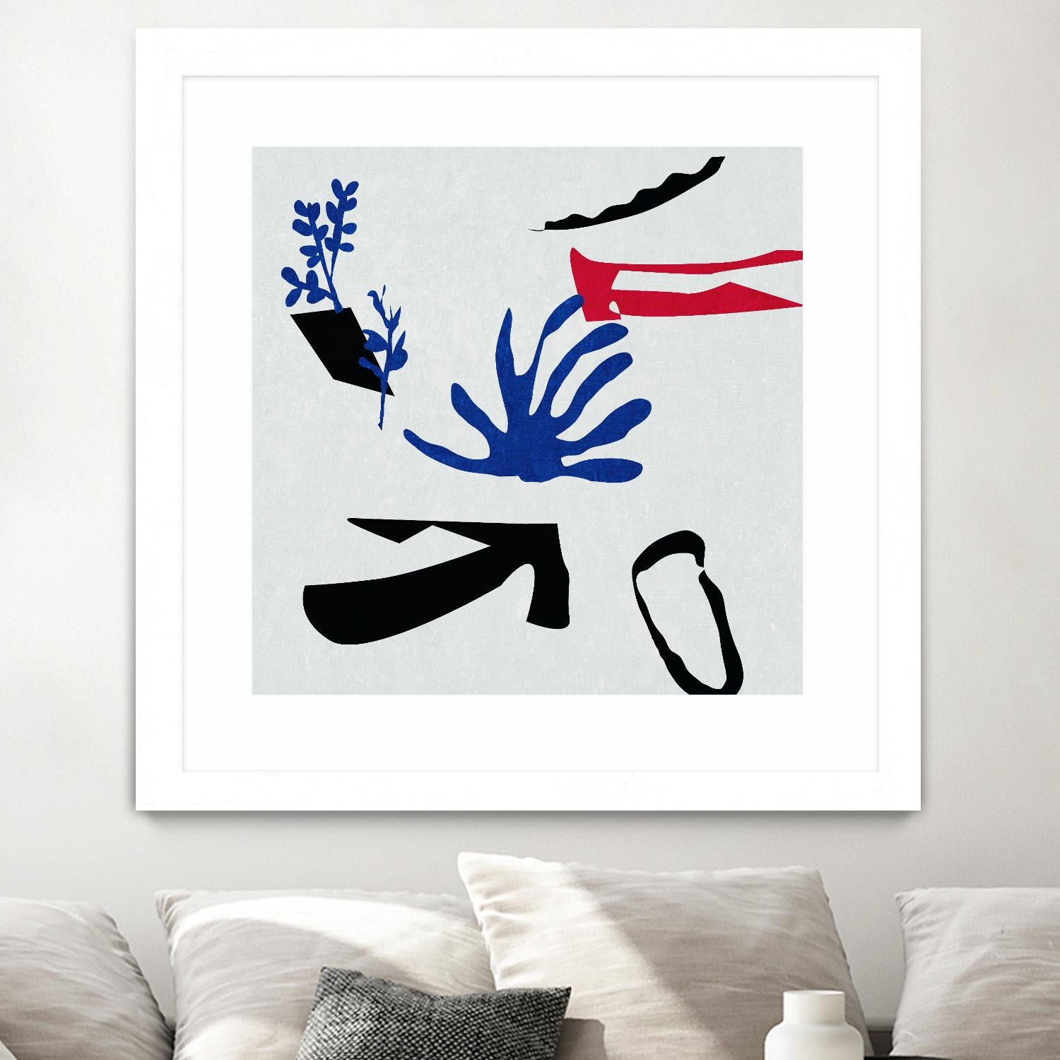 Poker I by Melissa Wang on GIANT ART - red abstract abstract