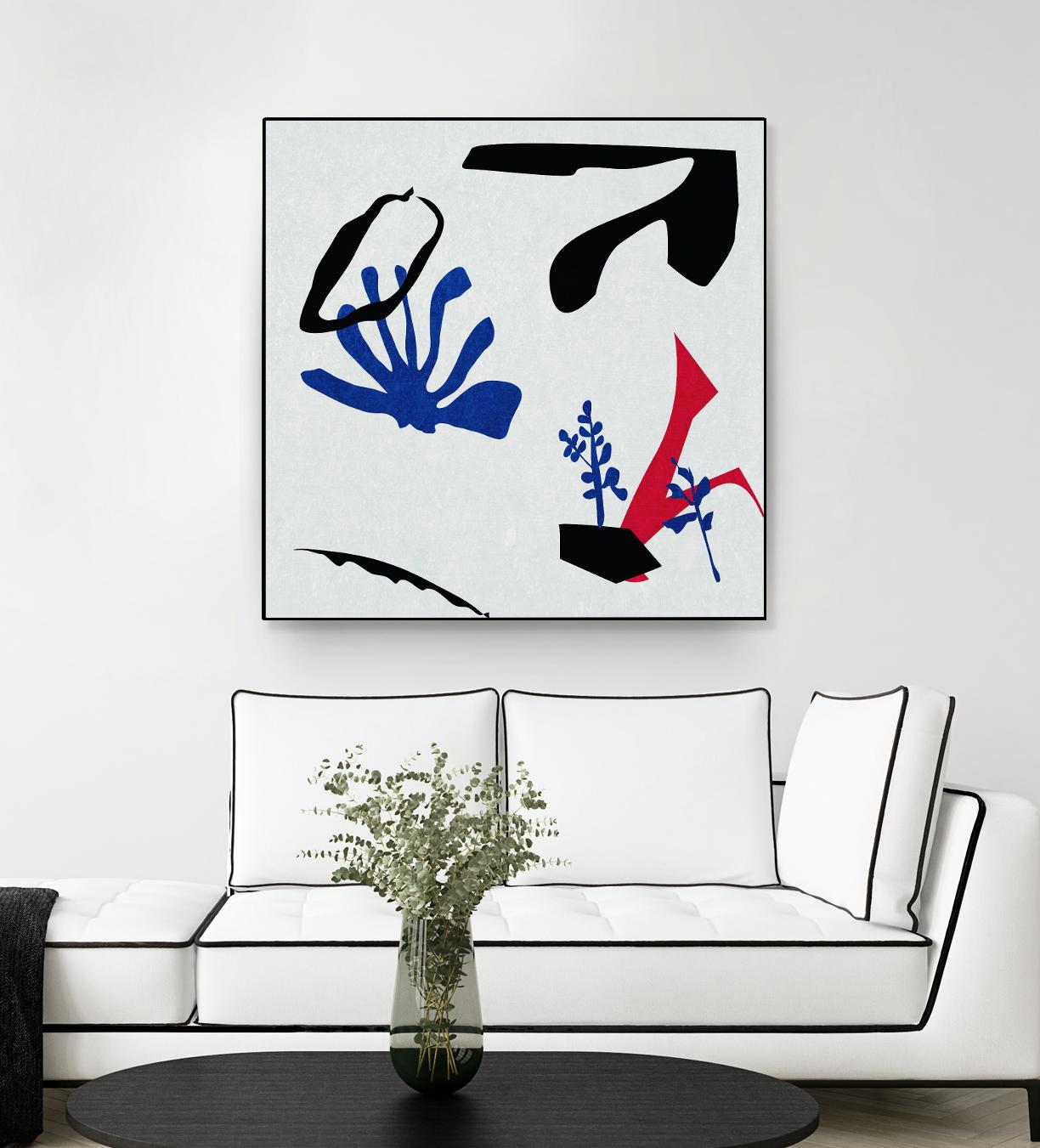 Poker II by Melissa Wang on GIANT ART - red abstract abstract