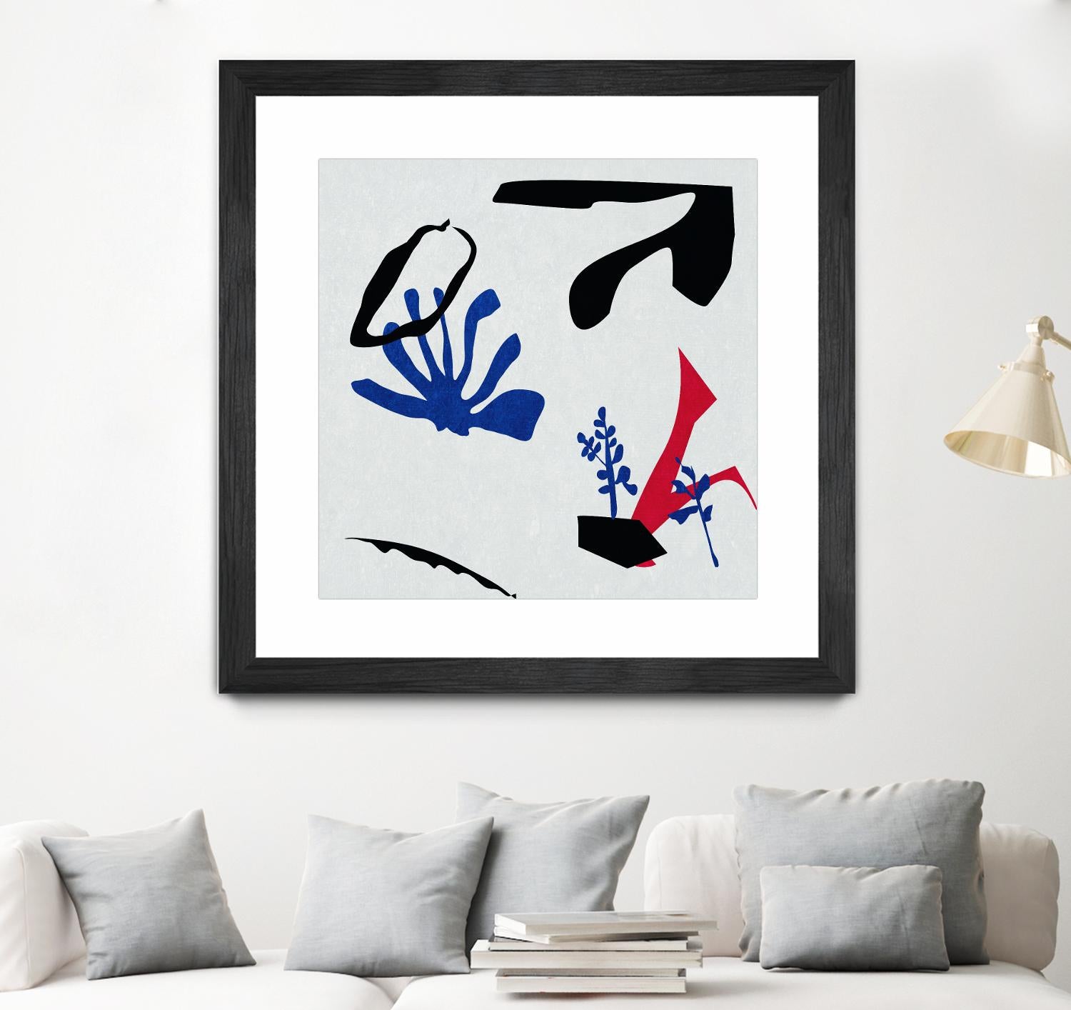 Poker II by Melissa Wang on GIANT ART - red abstract abstract